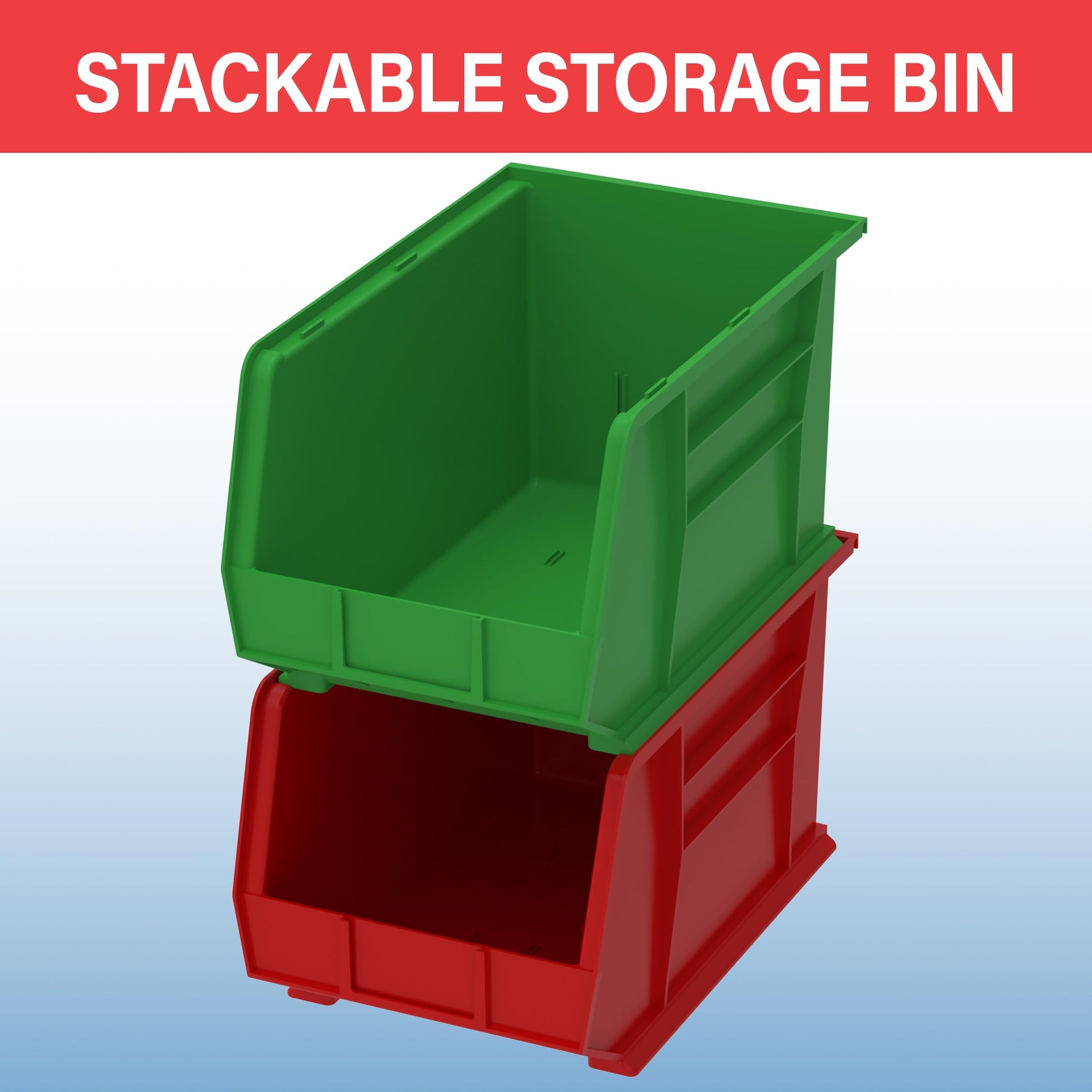 30260 AkroBins Plastic Storage Bins (6 Count)