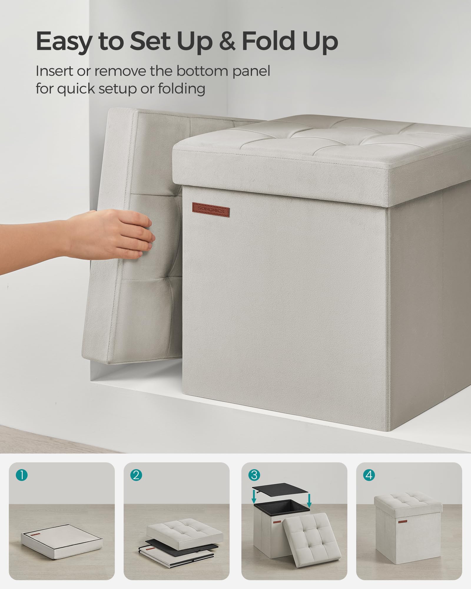 Small Storage Ottoman