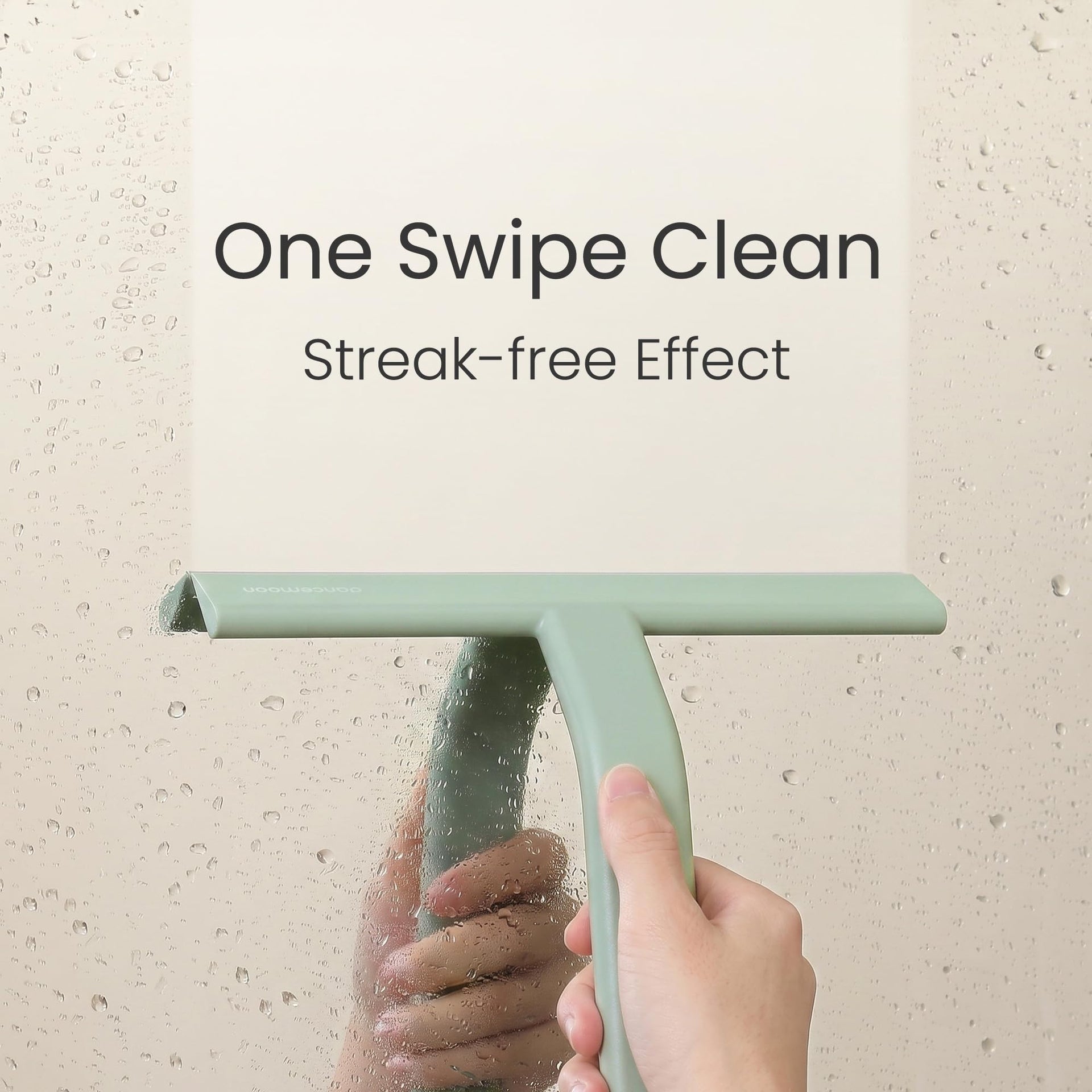 JustHang Shower Squeegee with Built