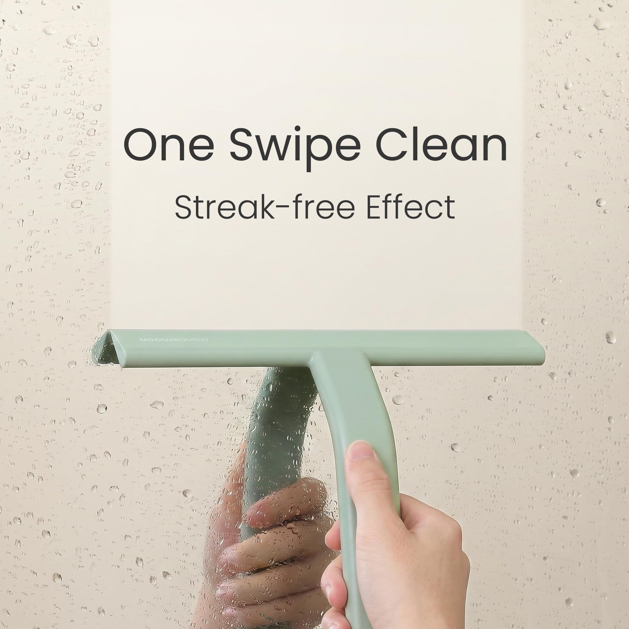 JustHang Shower Squeegee with Built