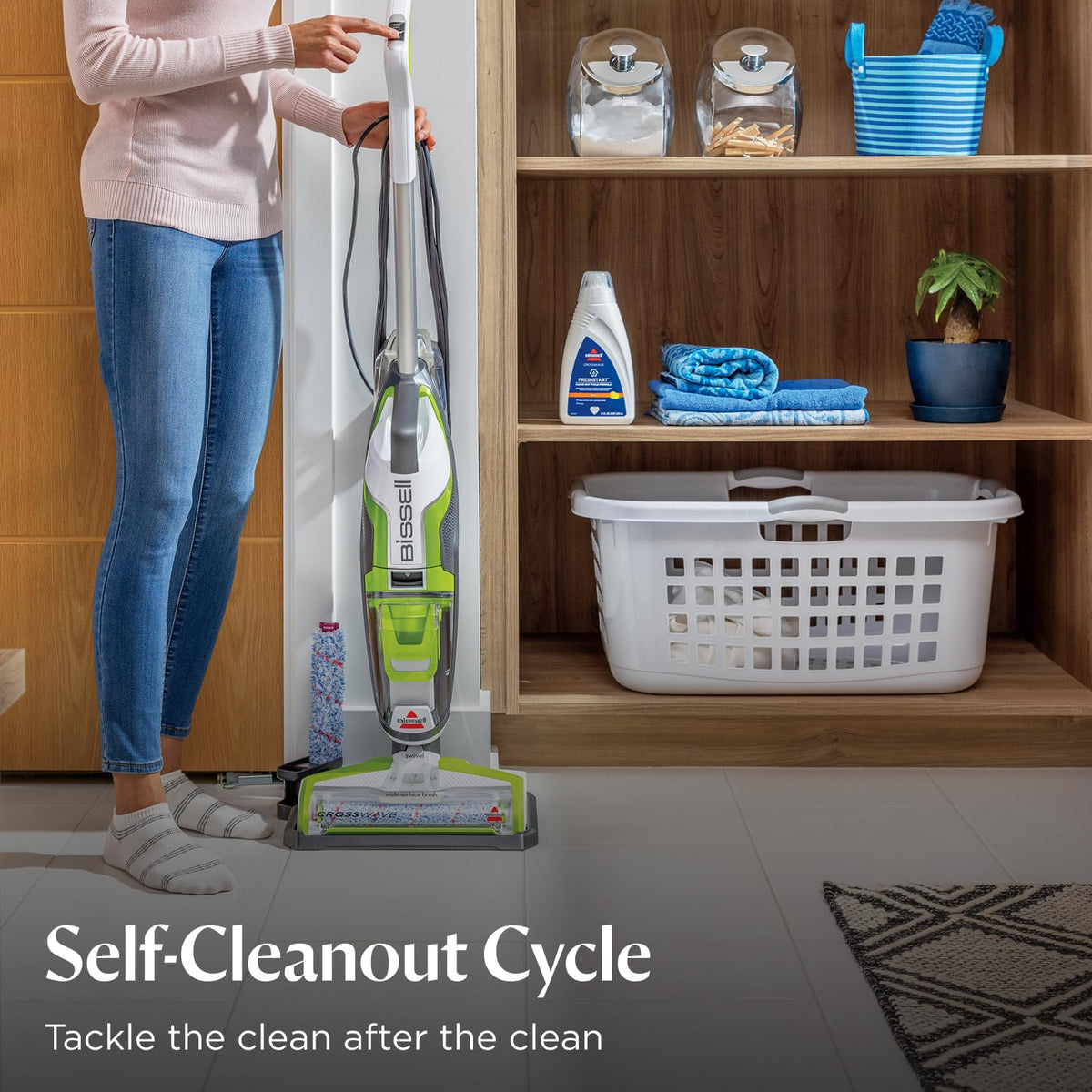 Crosswave Turbo Vacuum Mop All in One Wet and Dry Vac Combo Hard Floor & Area Rug Cleaner