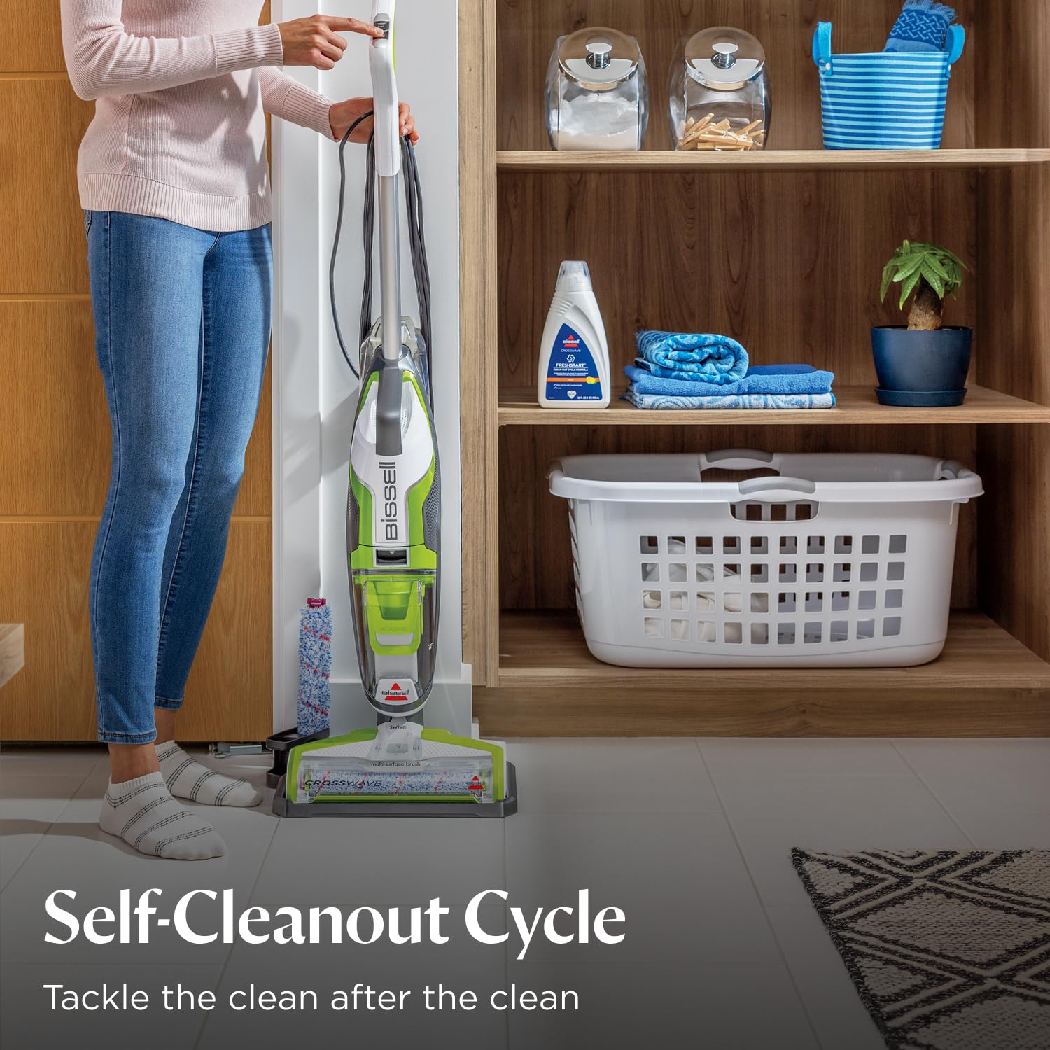 Crosswave Turbo Vacuum Mop All in One Wet and Dry Vac Combo Hard Floor & Area Rug Cleaner
