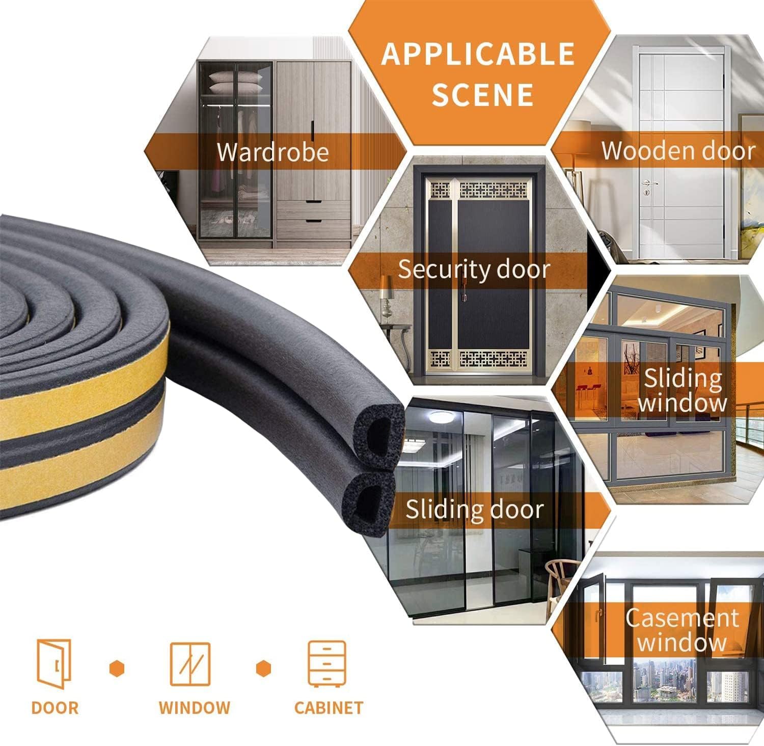 Weather Stripping Seal Strip Tape