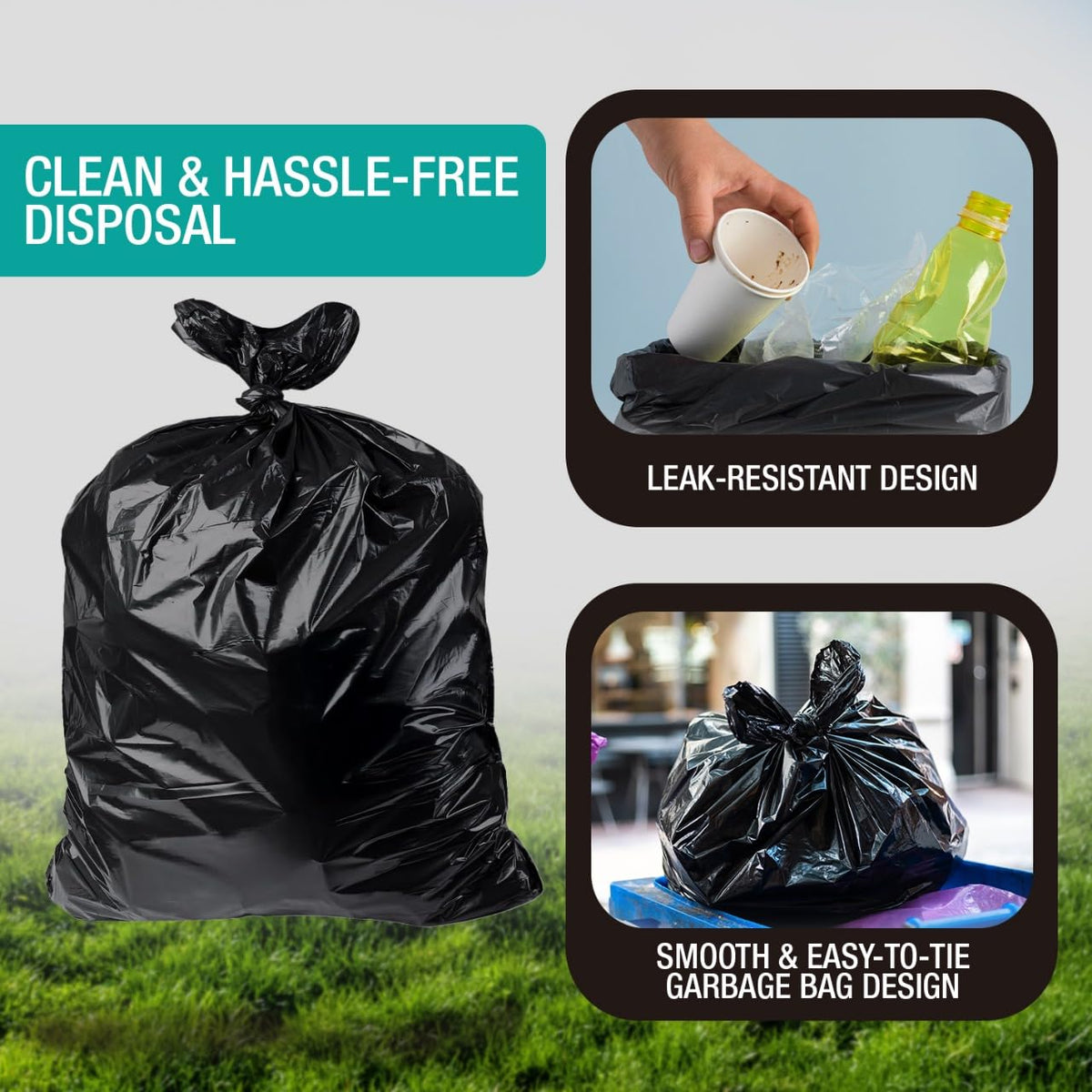 Contractor Trash Bags 33 Gallon (250 Count)