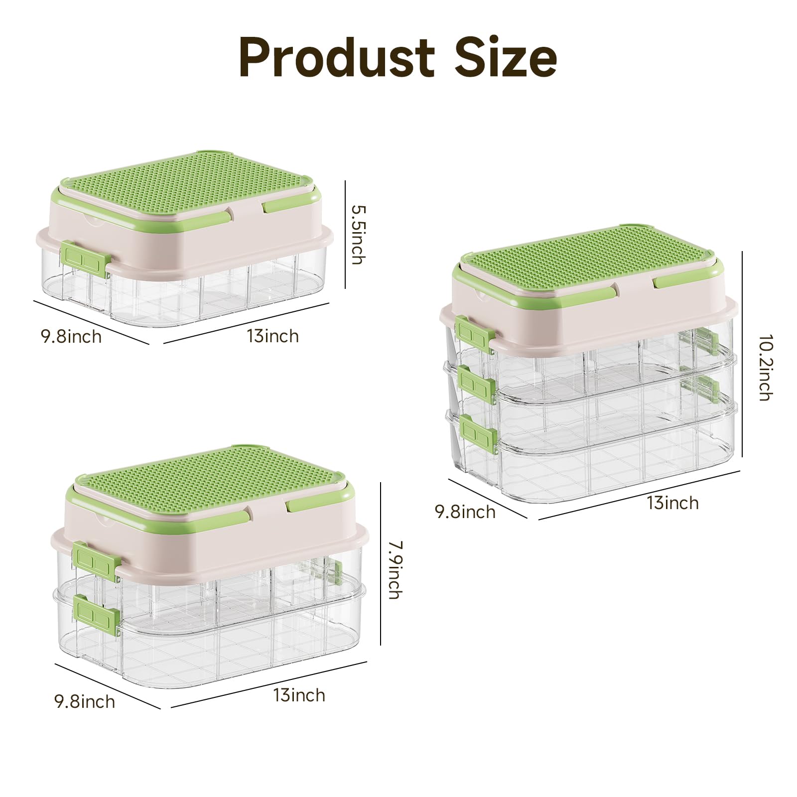 Toy Storage Organizer Box with Handle