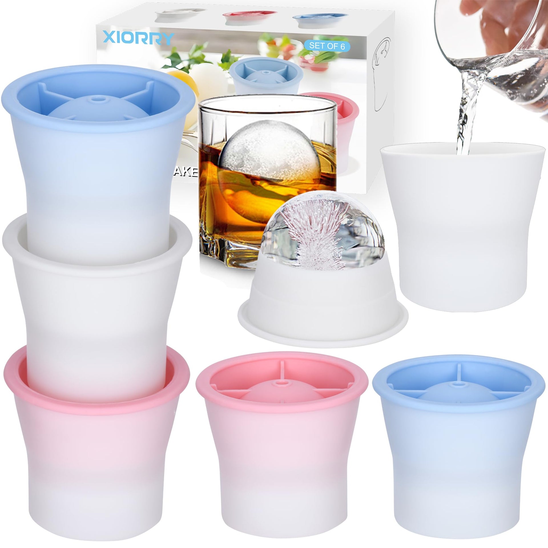 Ice Molds 6 PCS (6 Count)