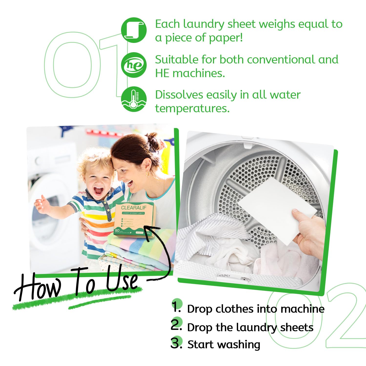 Laundry Detergent Sheets Up to 160 Loads (160 Count)