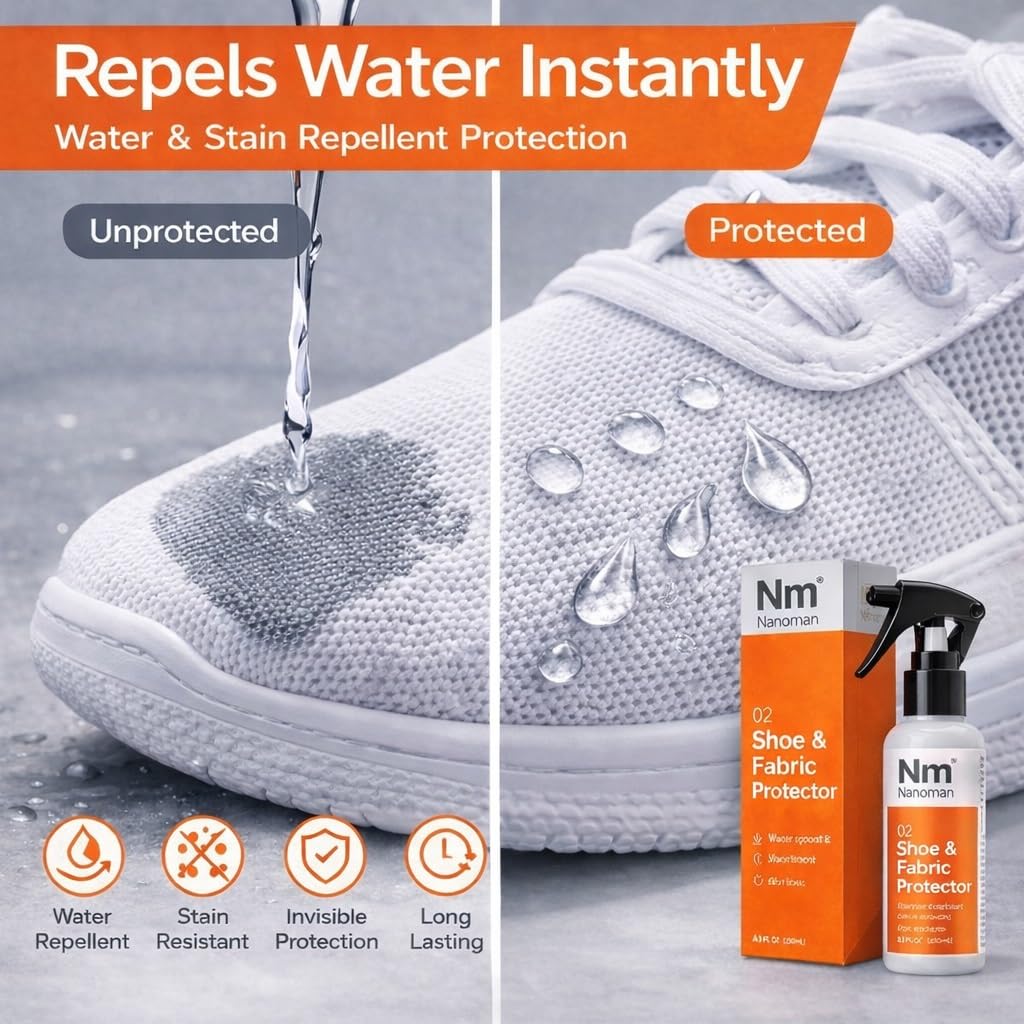 Shoe & Fabric Protector Spray 250mL (8.5 Fl Oz)
