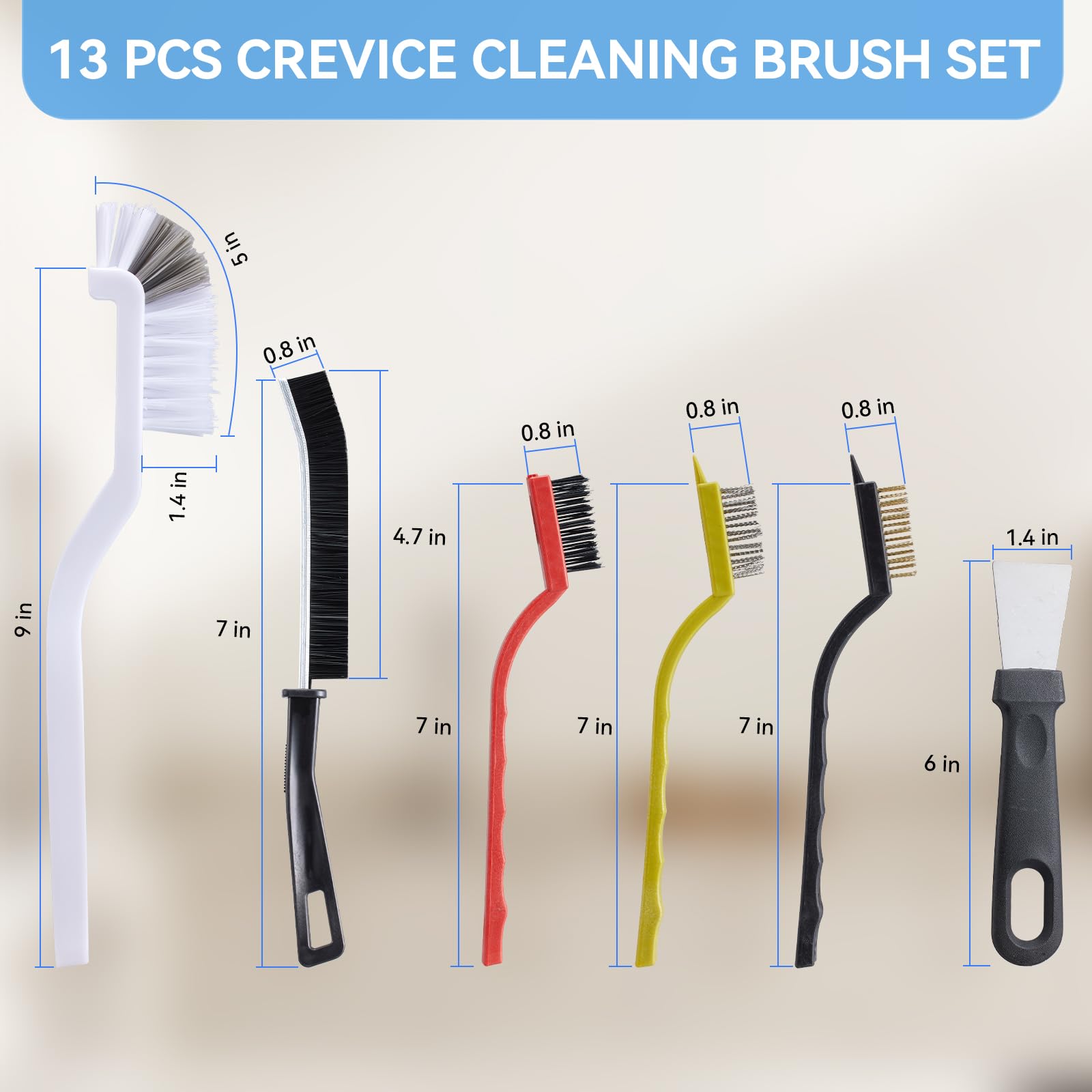 Crevice Cleaning Brush (13 Count)