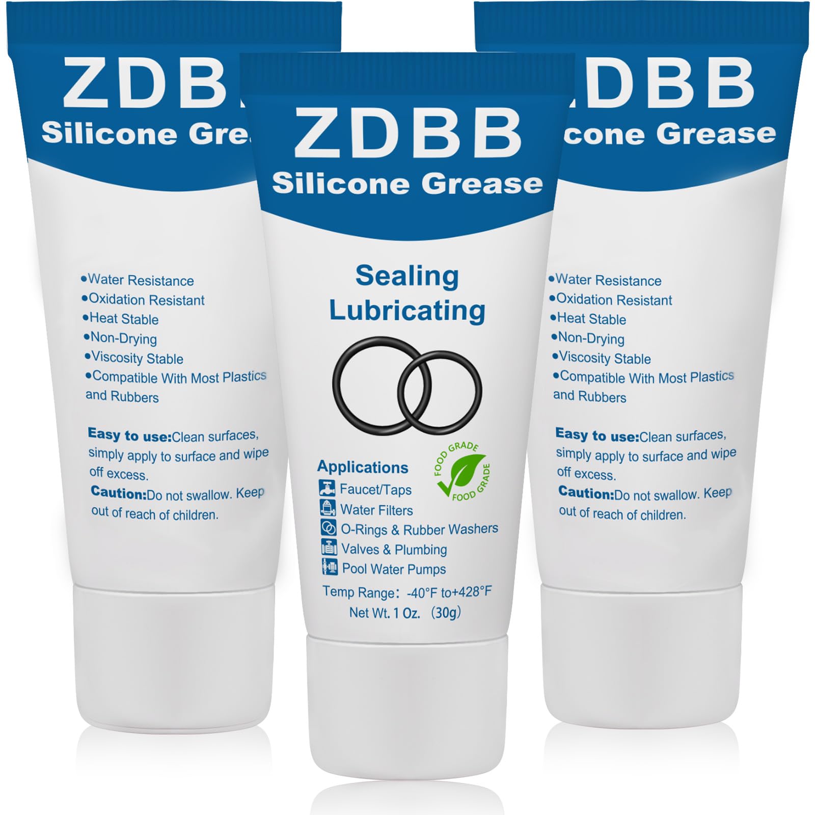 Plumbers O Rings Silicon Grease Tube for Pool Lube Pumps & Filters Rubber Seals Faucet Valve Silicone Grease Lubricant Spa O Ring Lubricant