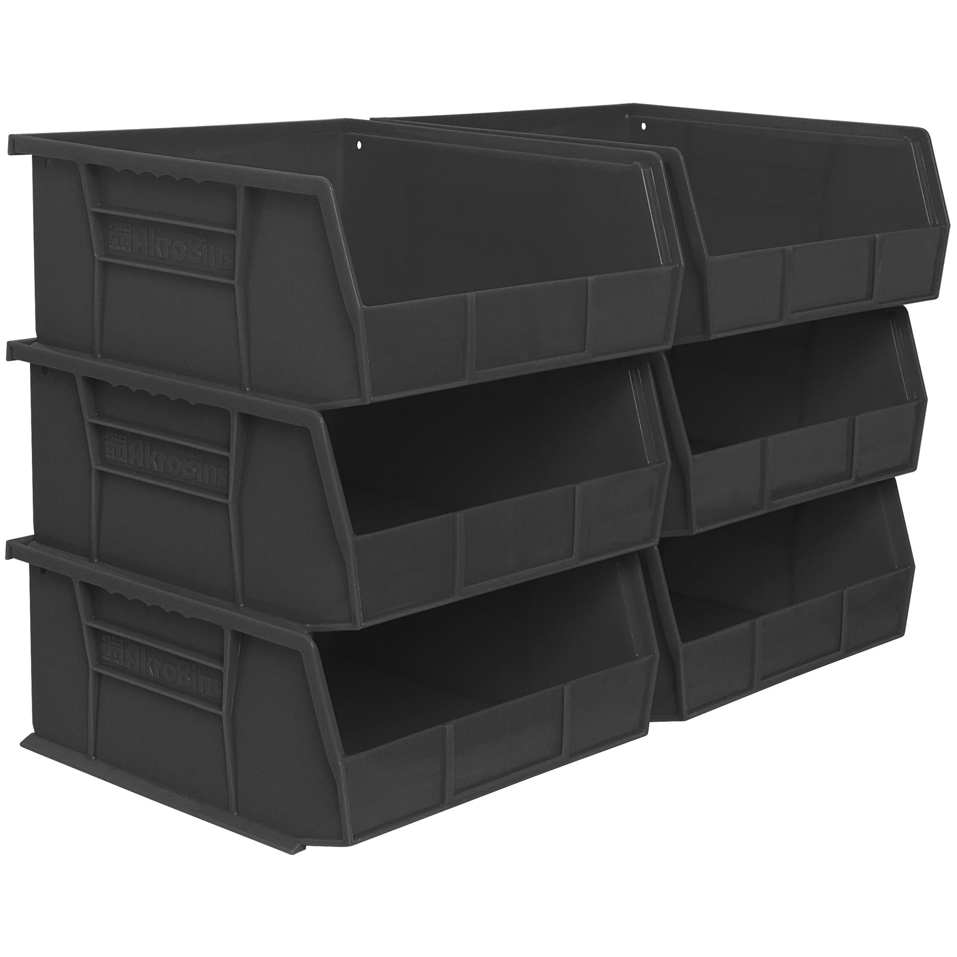 30235 AkroBins Plastic Storage Bins (6 Count)