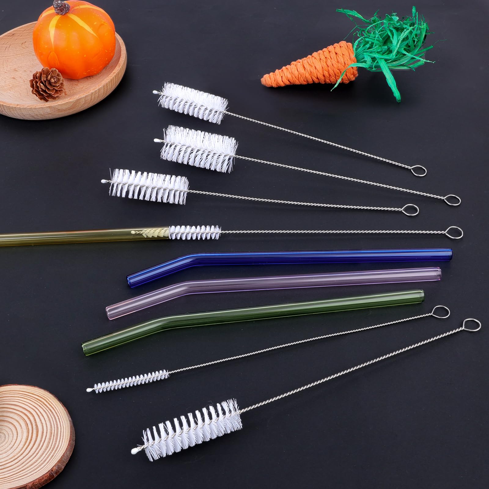 15 Pack Straw Cleaner Brush Set (15 Count)