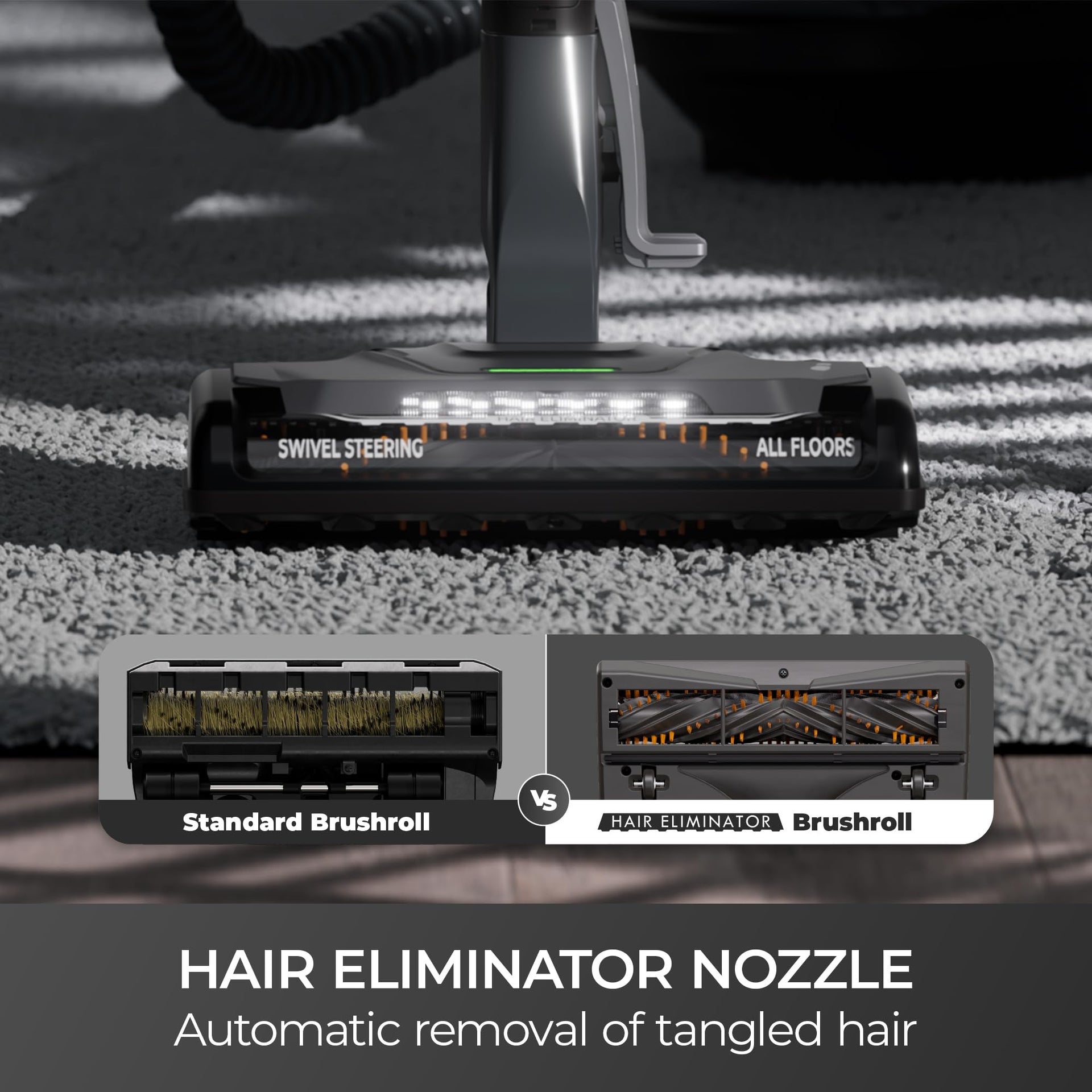 600 Series Bagged Canister Vacuum with Hair Eliminator Brushroll