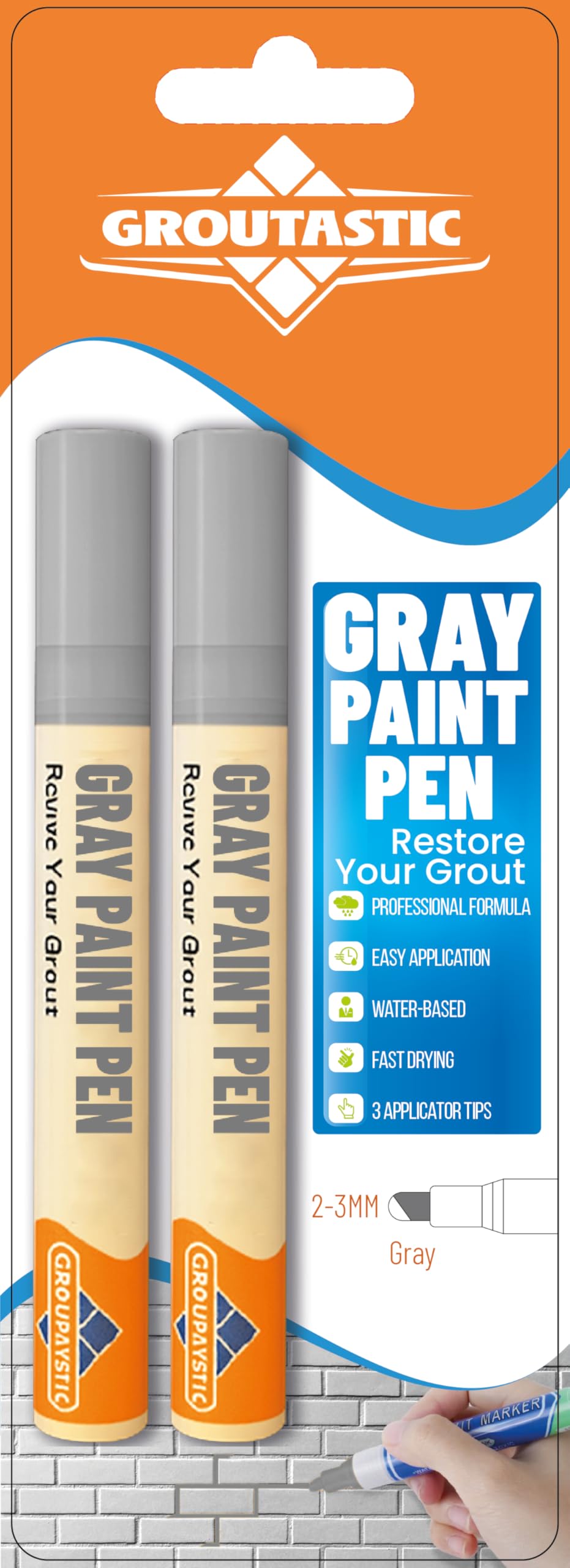 Grout Pen 2 Pack (2 Count)