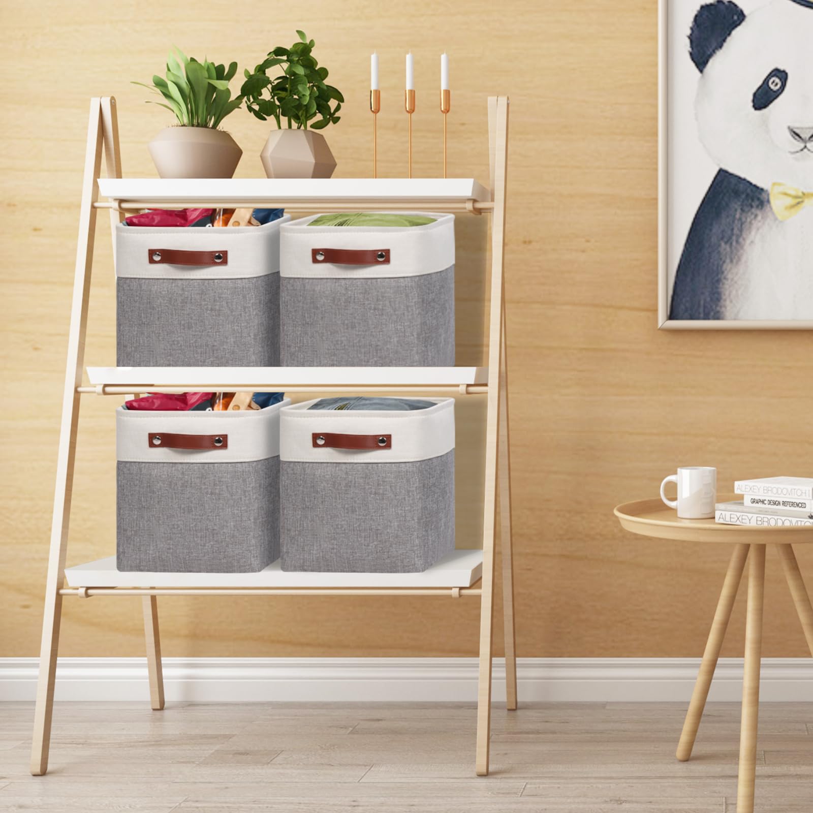 Fabric Cube Storage Bins (4 Count)