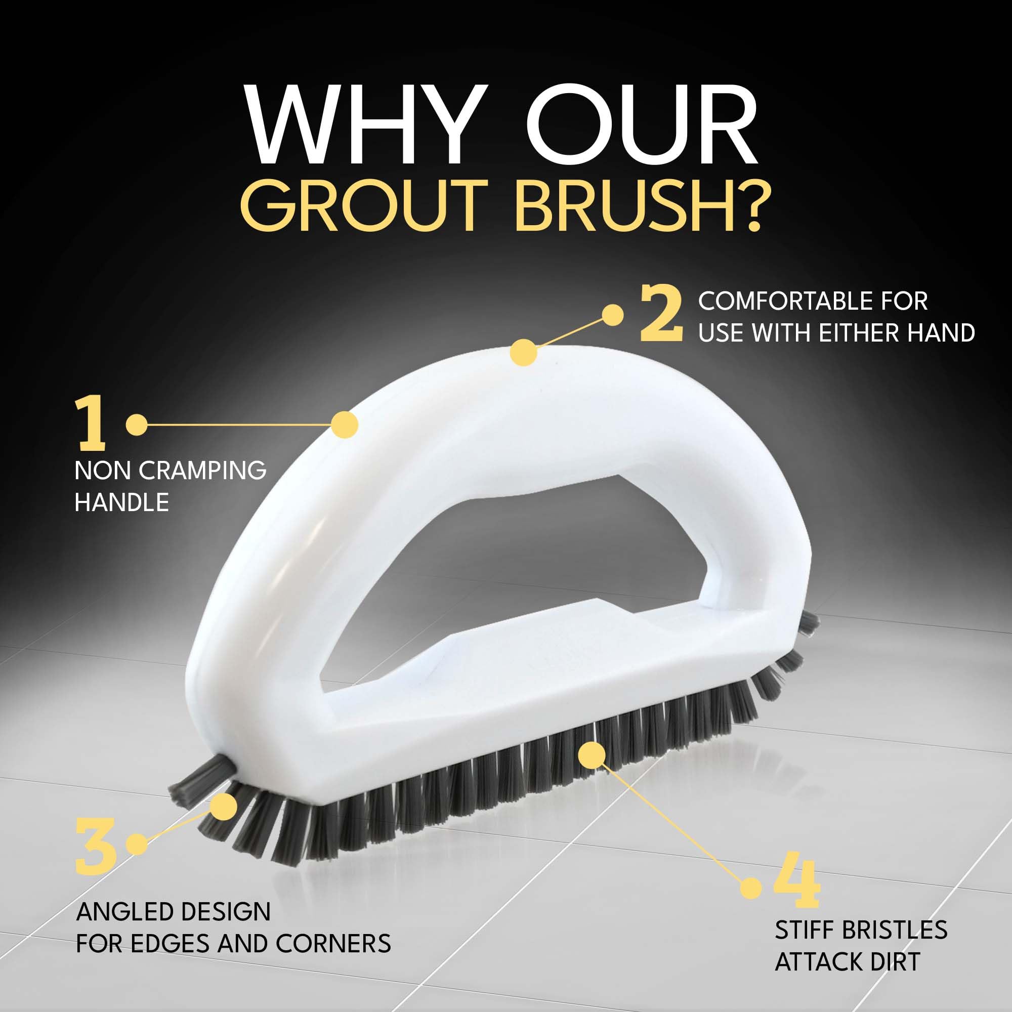 Grout Cleaning Brush Set