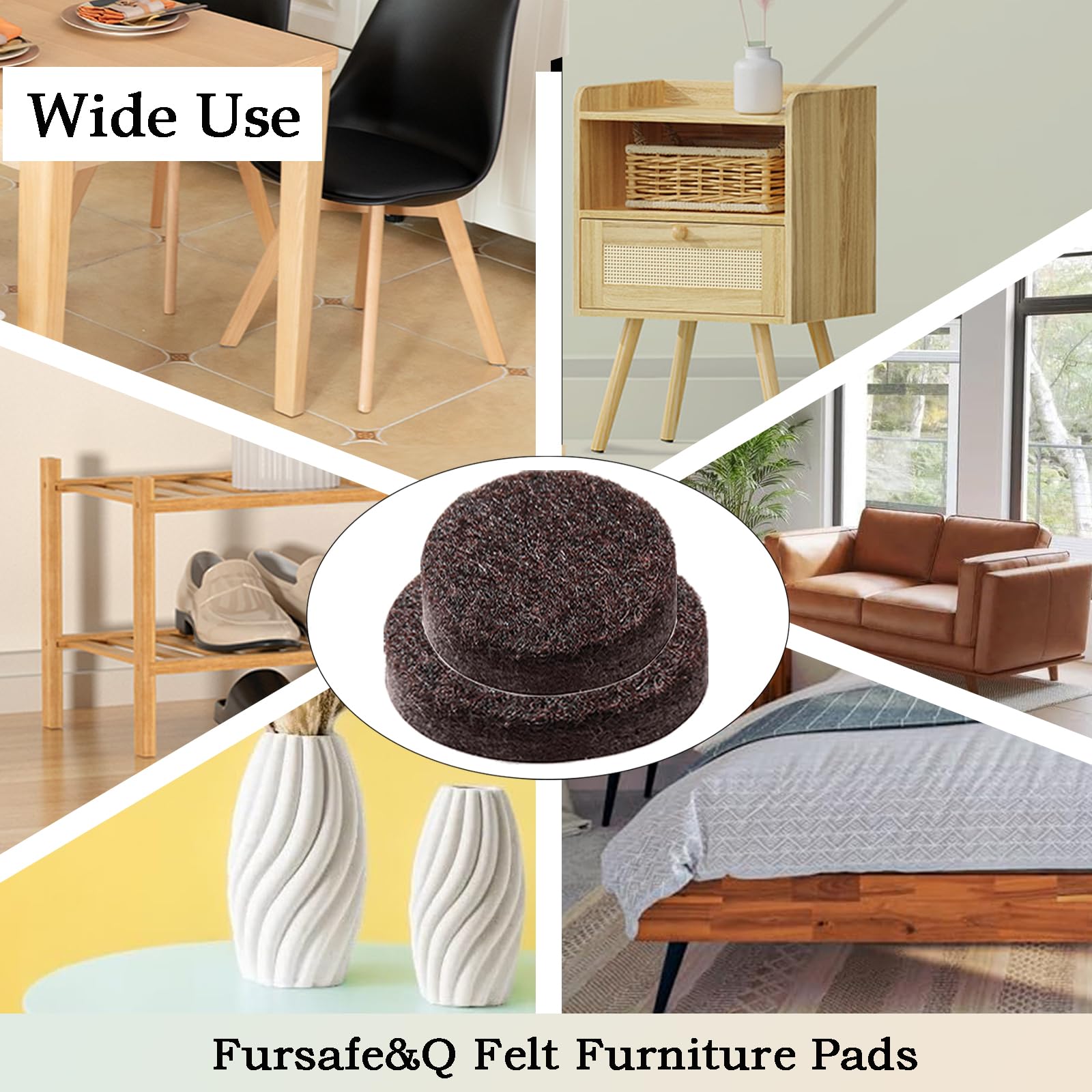 Felt Furniture Pads (136 Count)