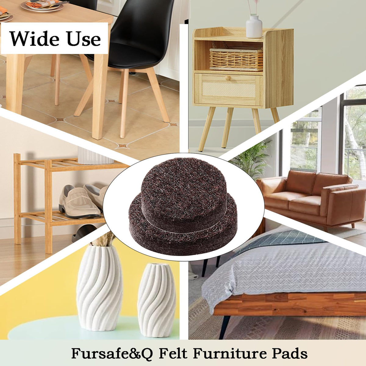 Felt Furniture Pads (136 Count)