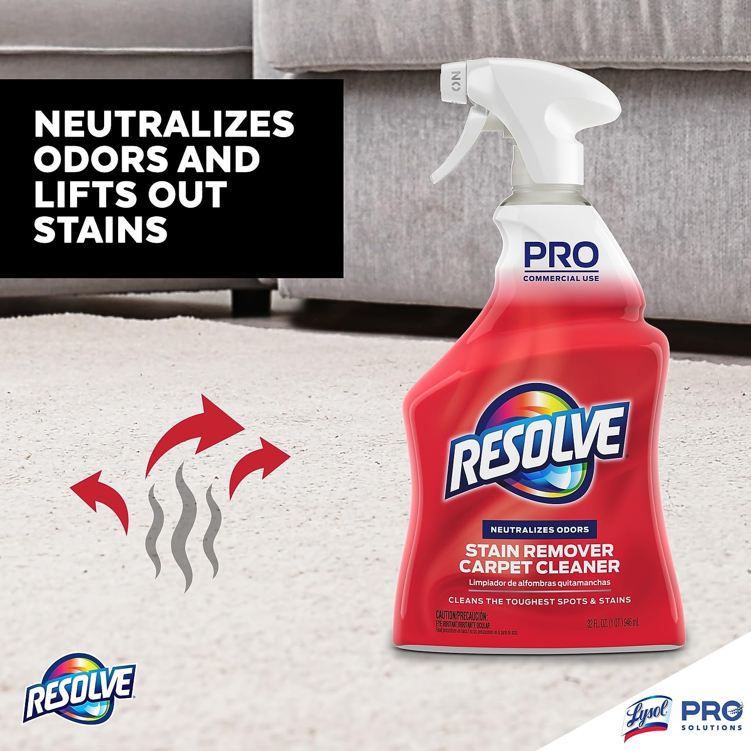 Professional Strength Spot and Stain Carpet Cleaner (32 Fl Oz) - ModHome Supplies