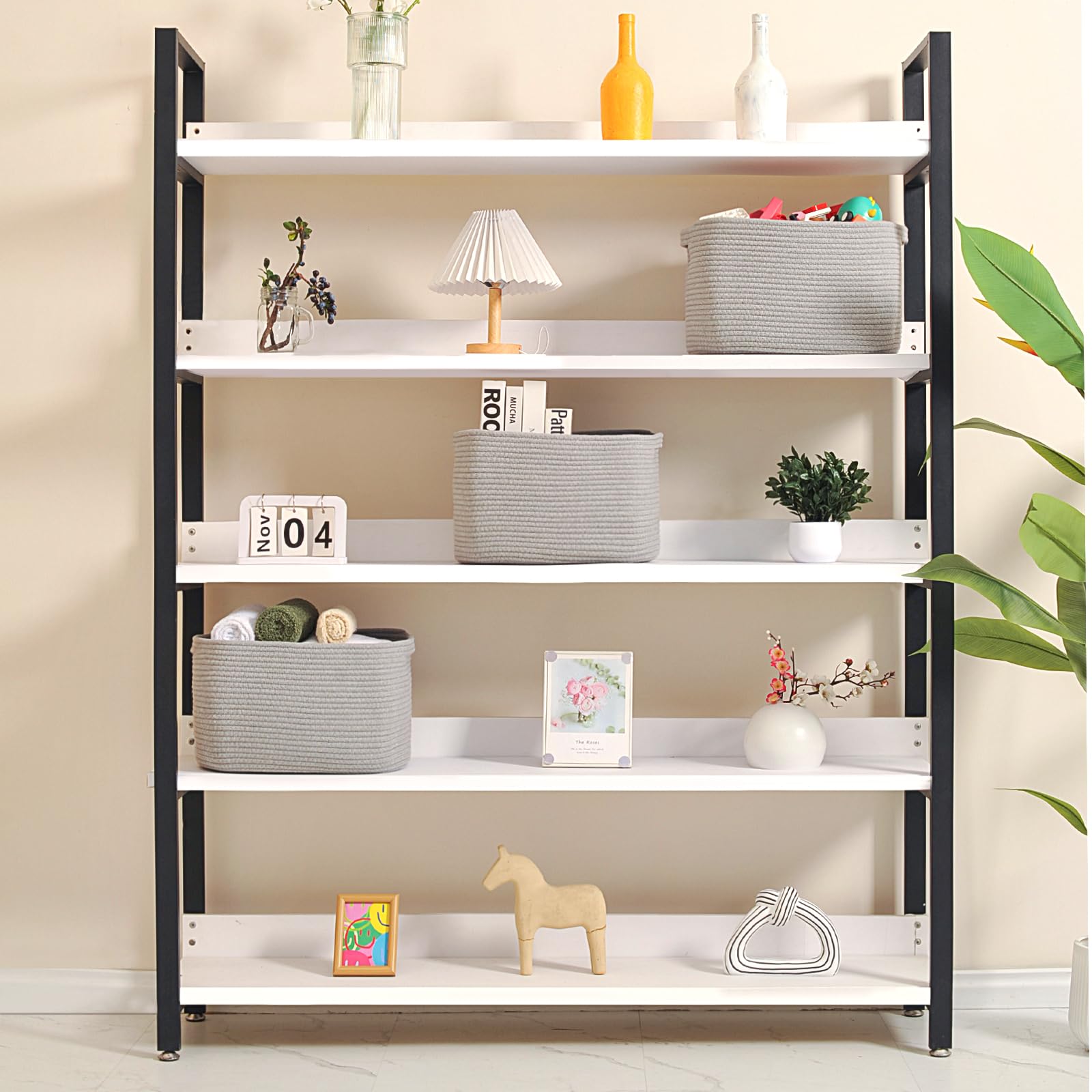Storage Baskets for Organizing Shelves (3 Count)