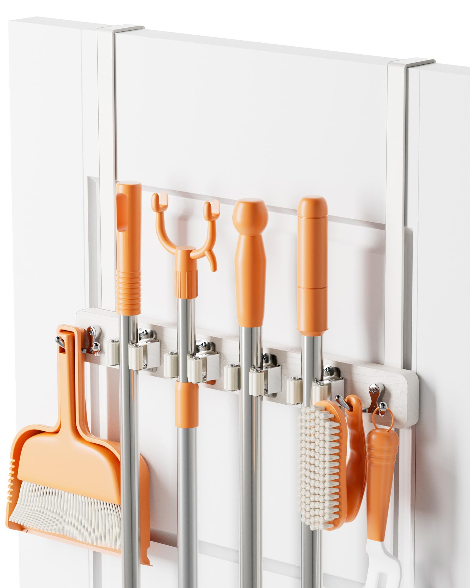 Mop and Broom Holder Wall Mount