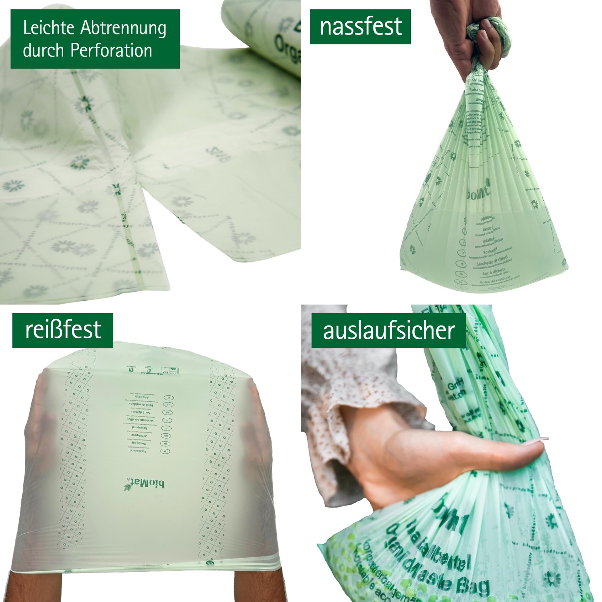 4 Gallon Compostable Food Scrap Bags (50 Count)