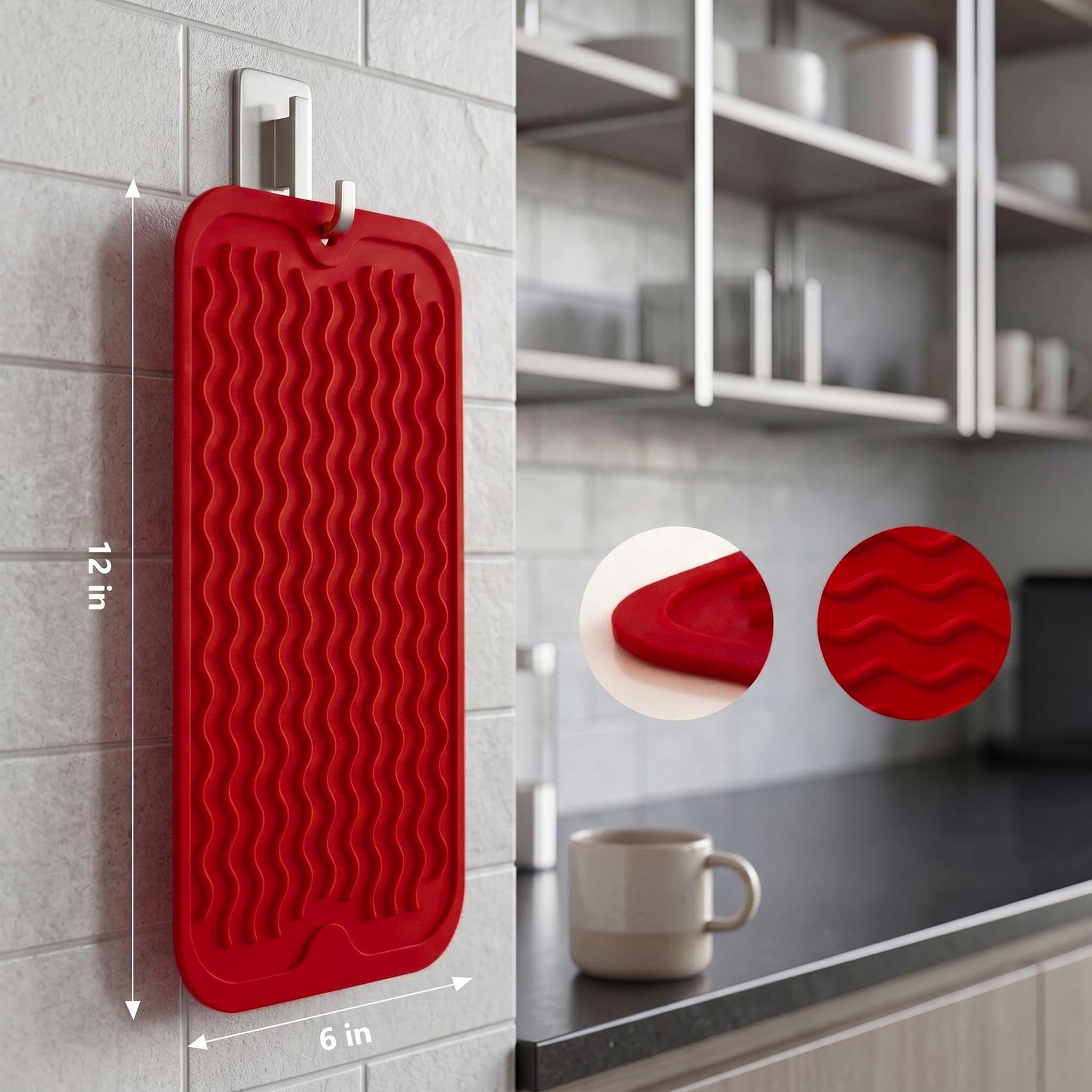 Silicone Dish Drying Mat for Multiple Usage