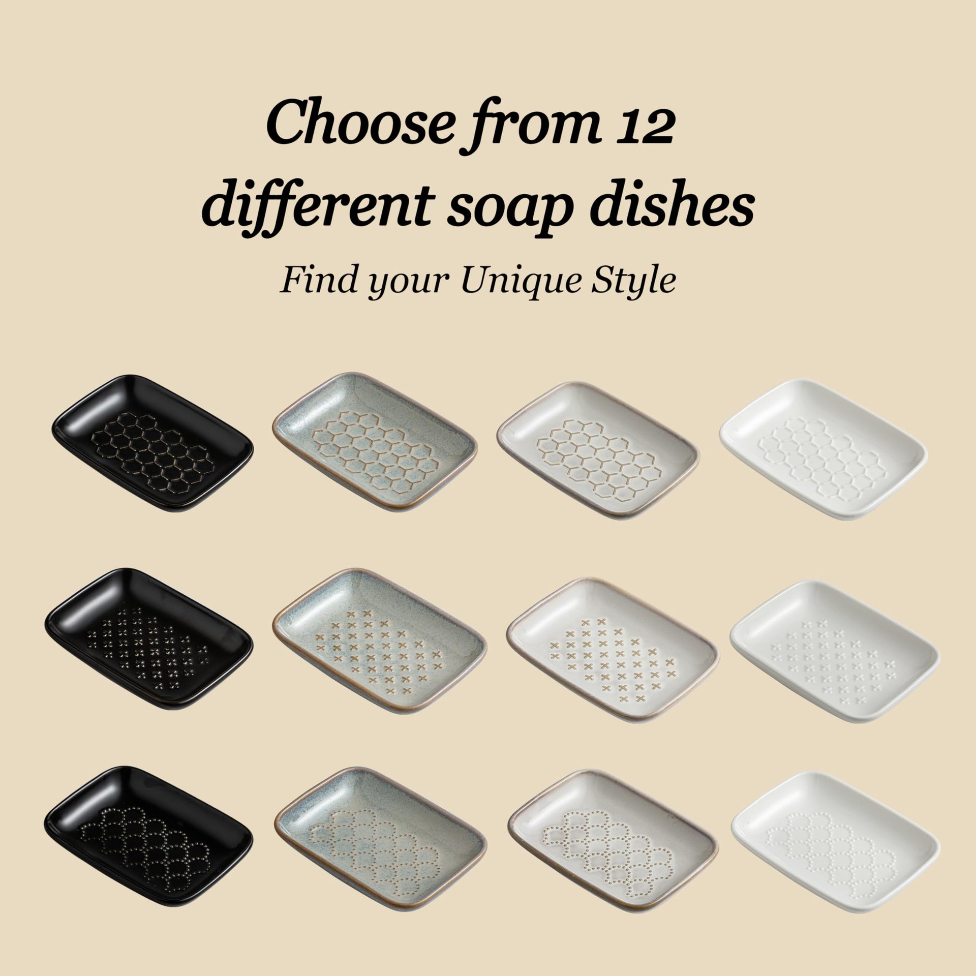 Ceramic Soap Dish for Shower