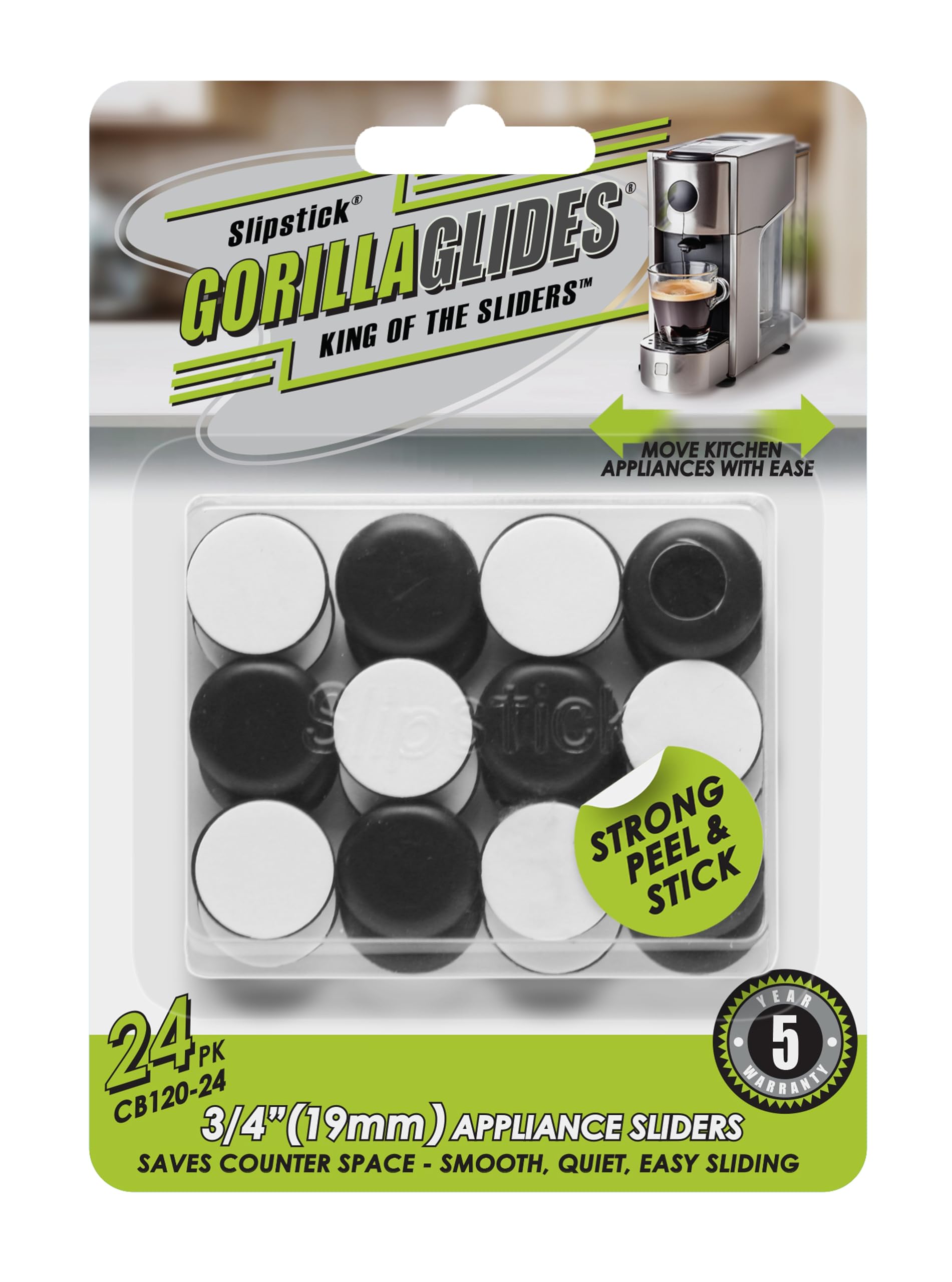 GorillaGlides Kitchen Appliance Sliders (24 Count)