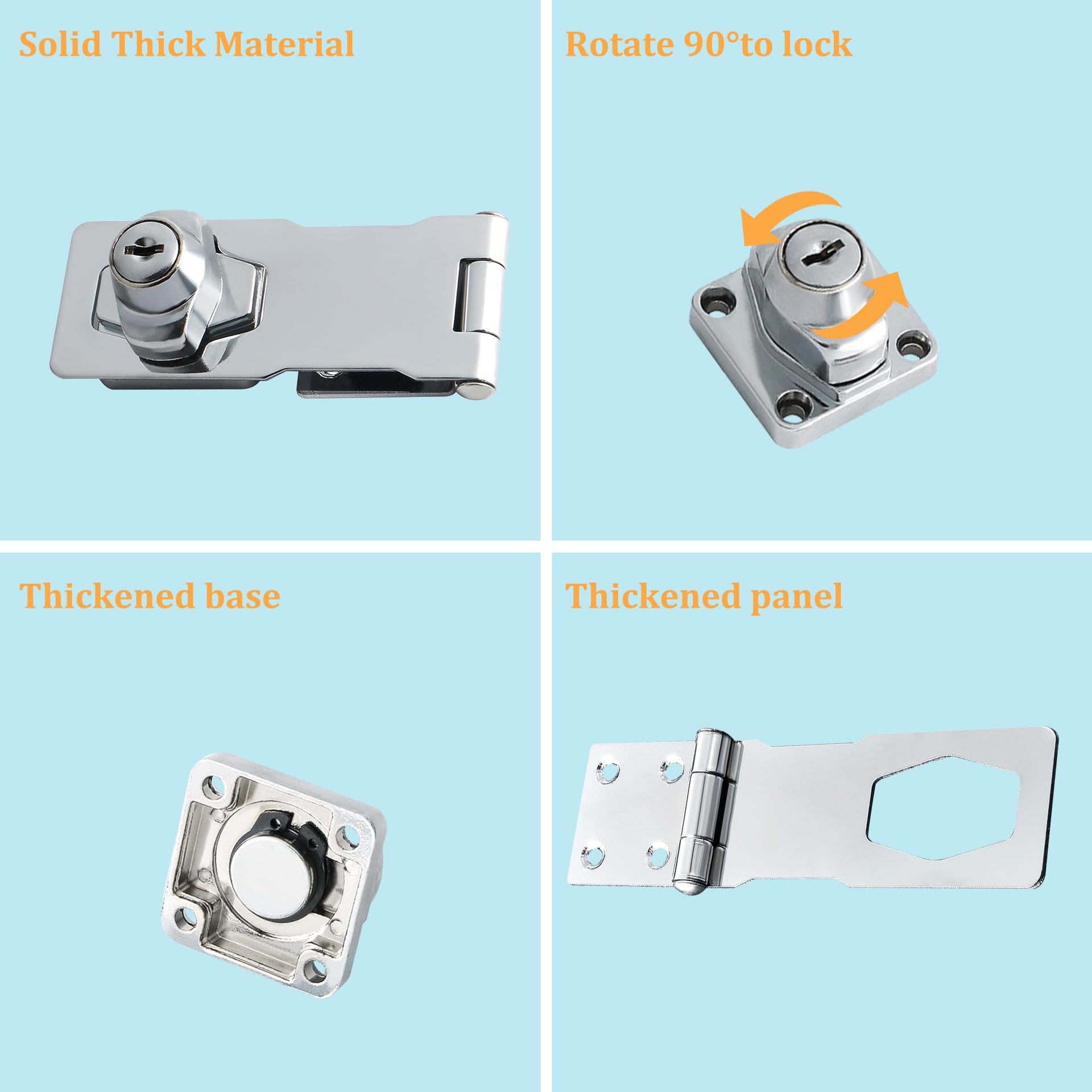 Keyed Hasp Latch
