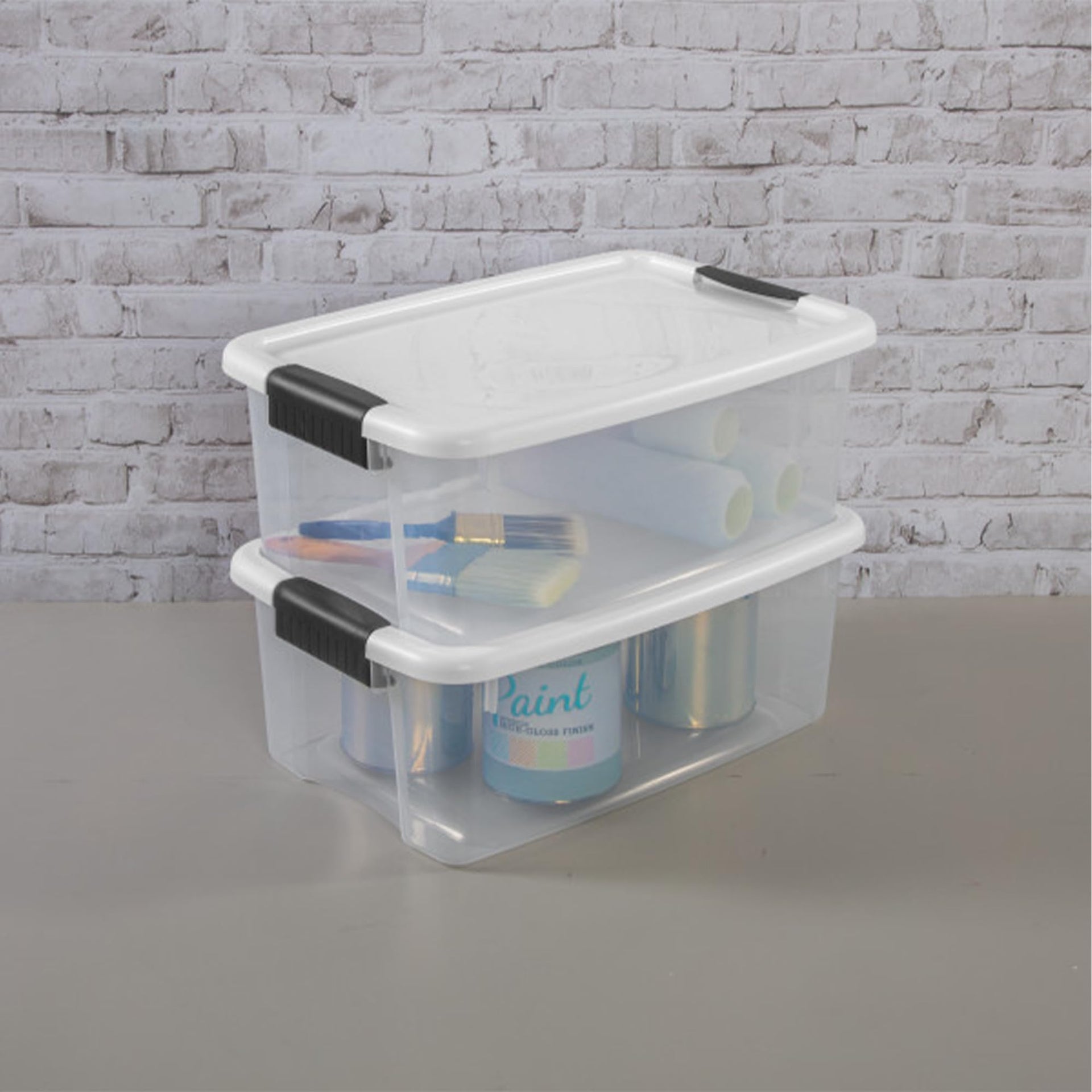 Ultra Latch Box with Lids for Home and Office (18 Count)