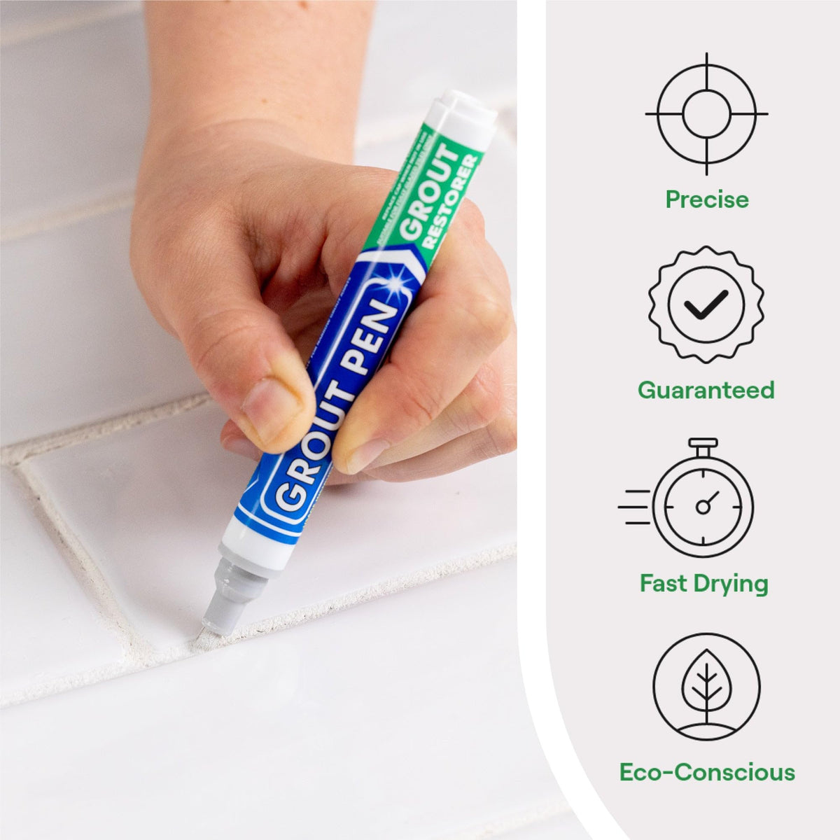 Grout Pen Winter Grey Tile Grout Paint Marker (3 Count)