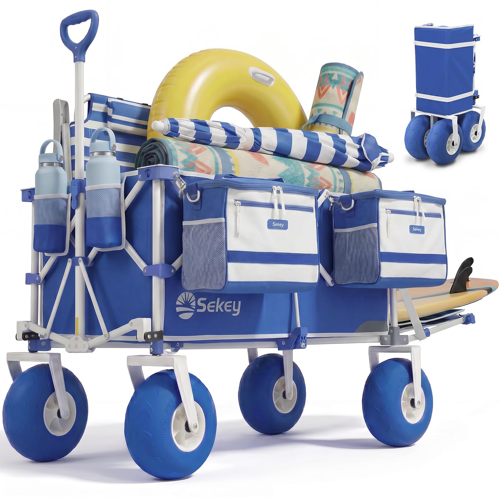 Heavy Duty Beach Wagon with 9" Big Sand