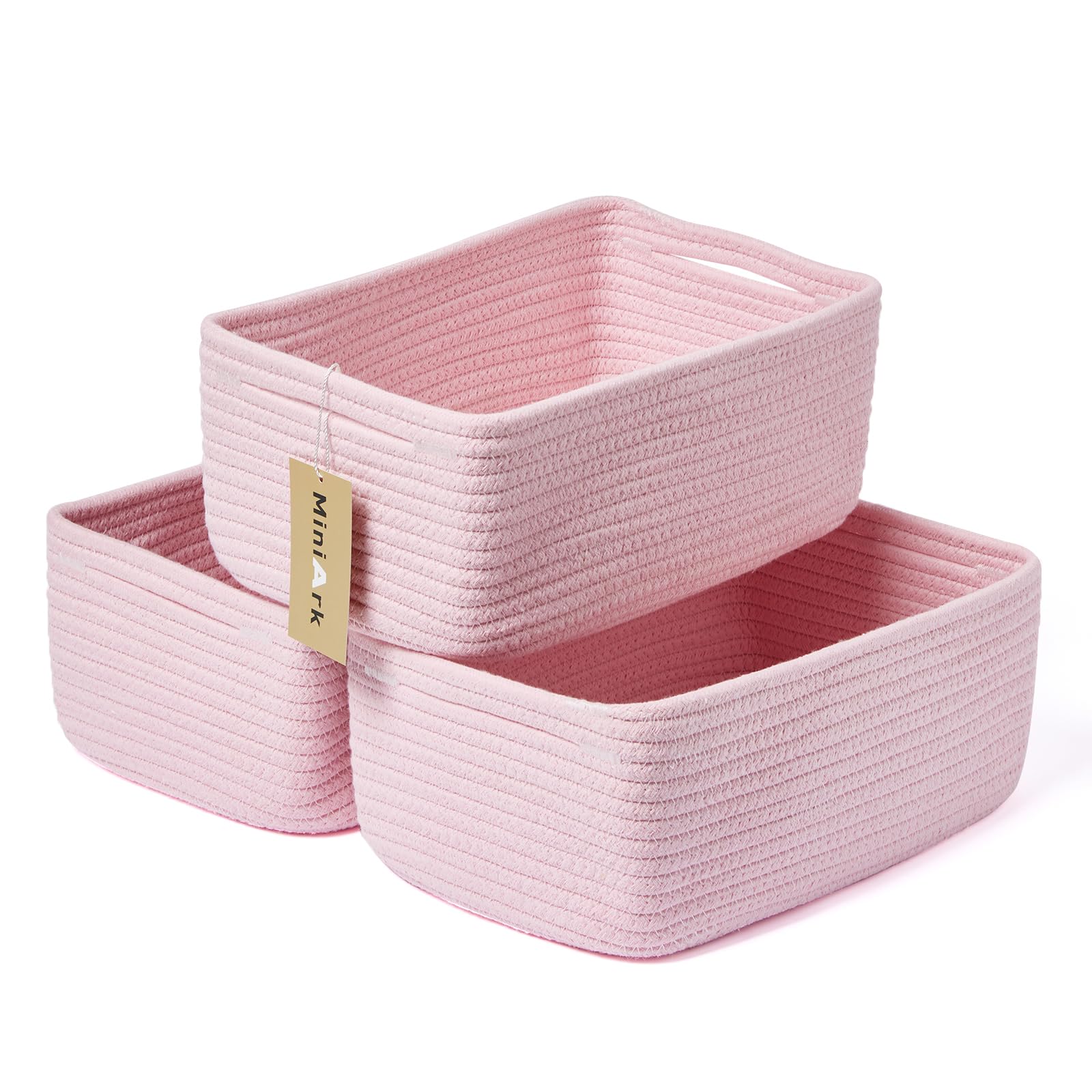 Small Storage Baskets for Organizing (3 Count)