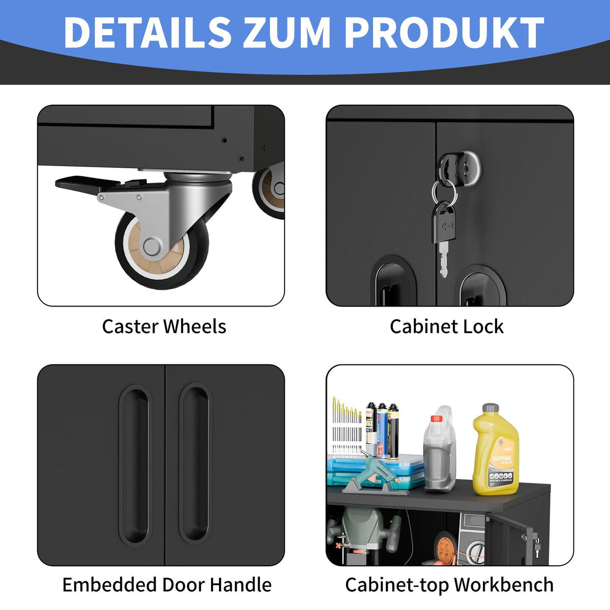 Metal Storage Cabinet for Garage