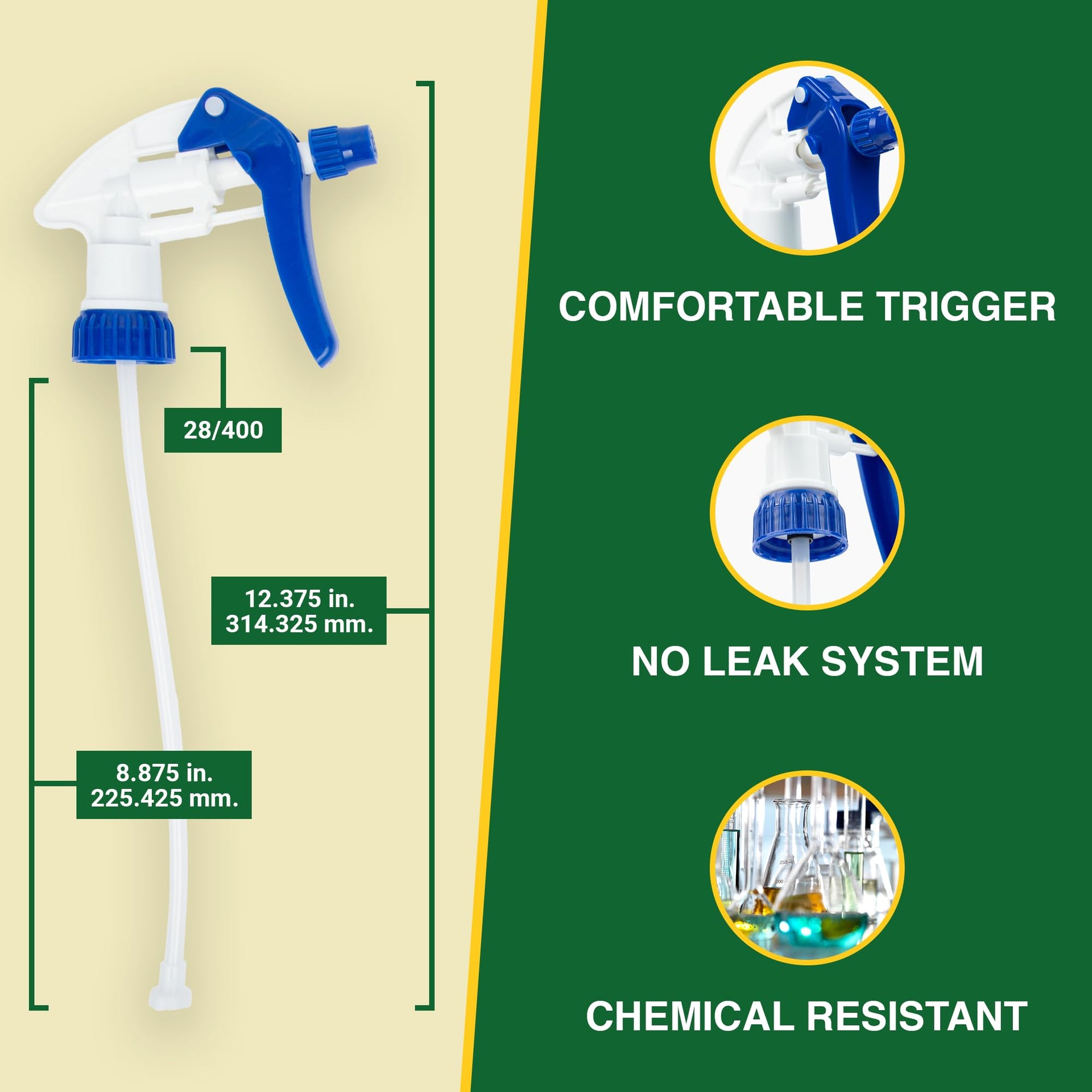 Spray Bottle Nozzle Replacement Tops (6 Count)