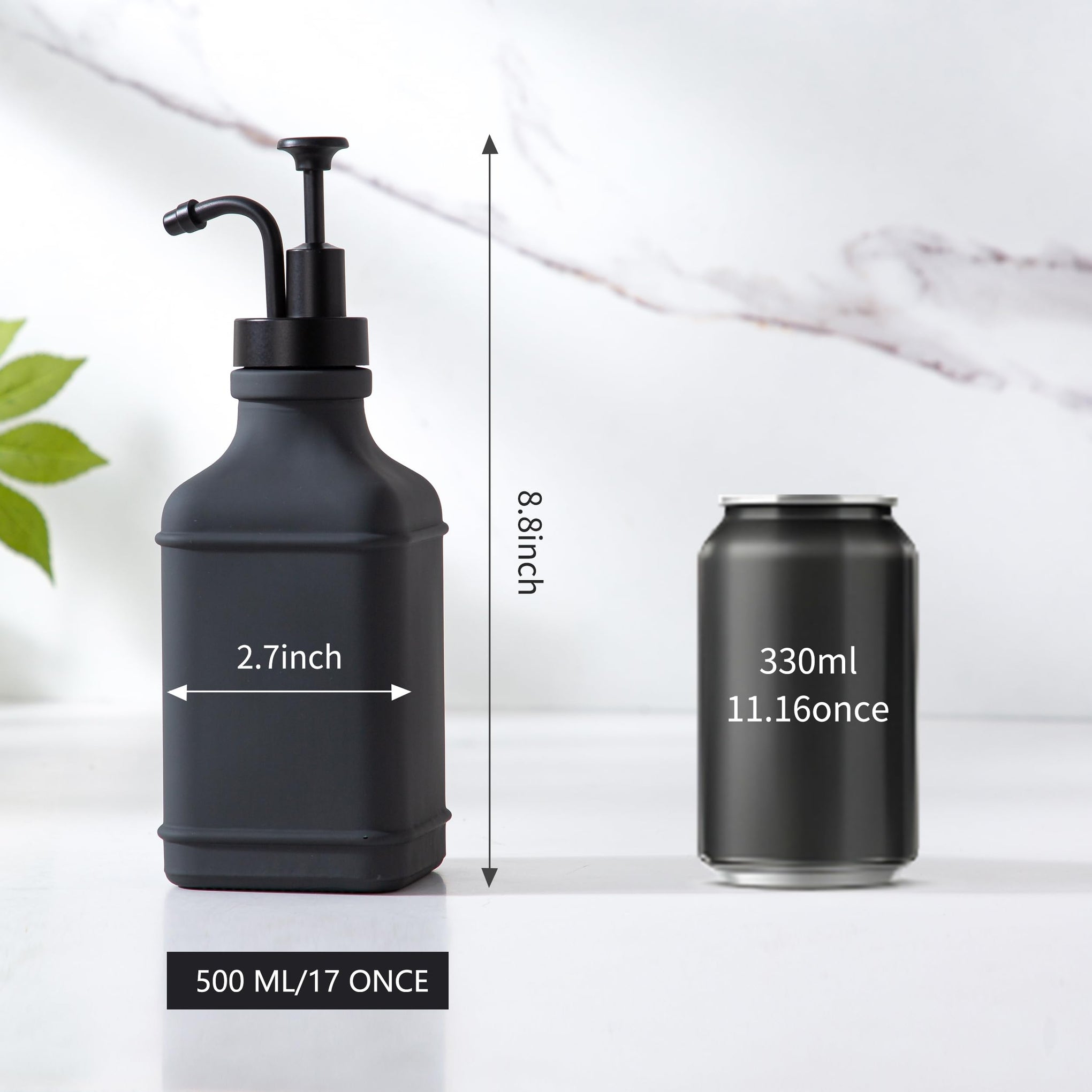 Dark Gray Soap Dispenser