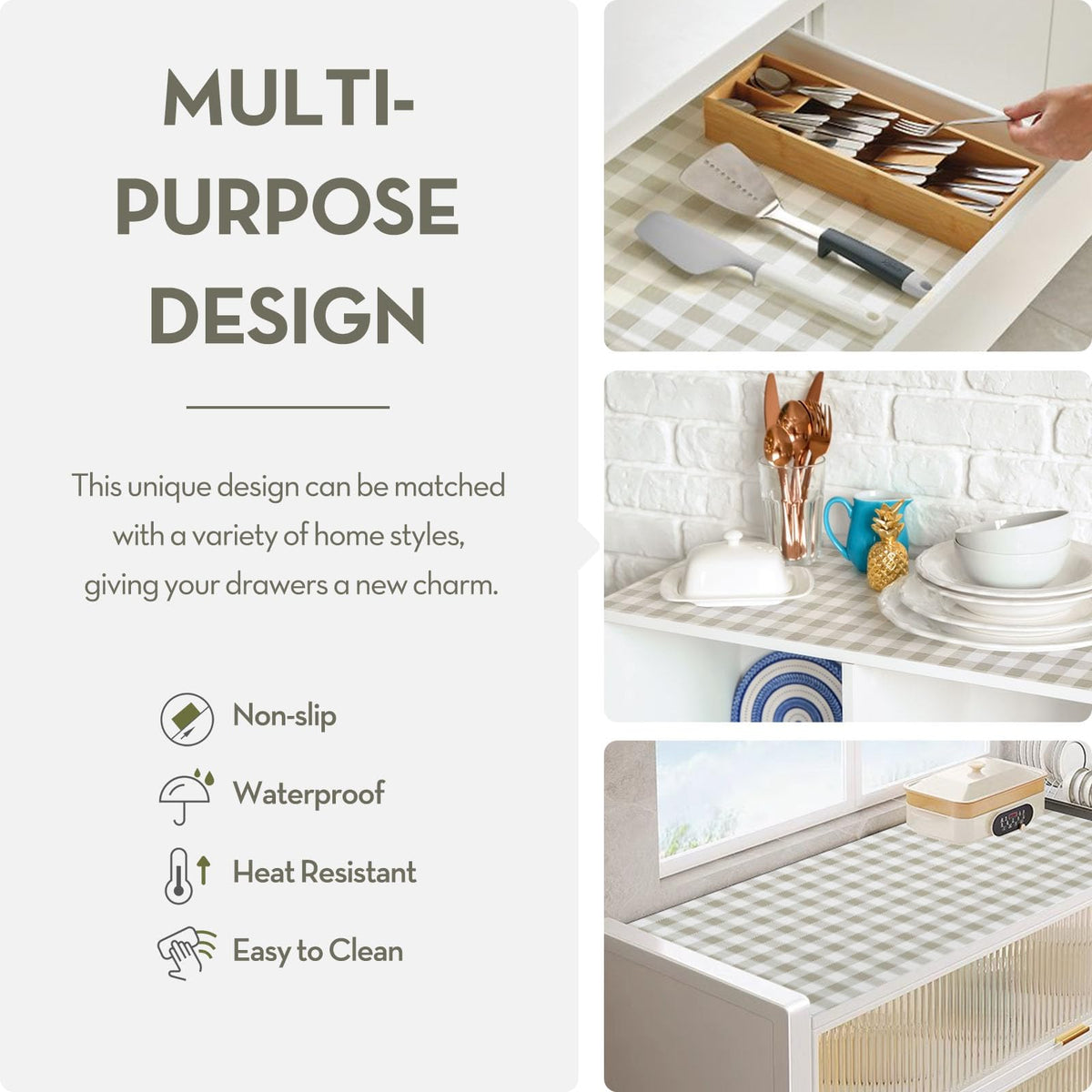 Drawer Shelf Liner (30 Sq Ft)