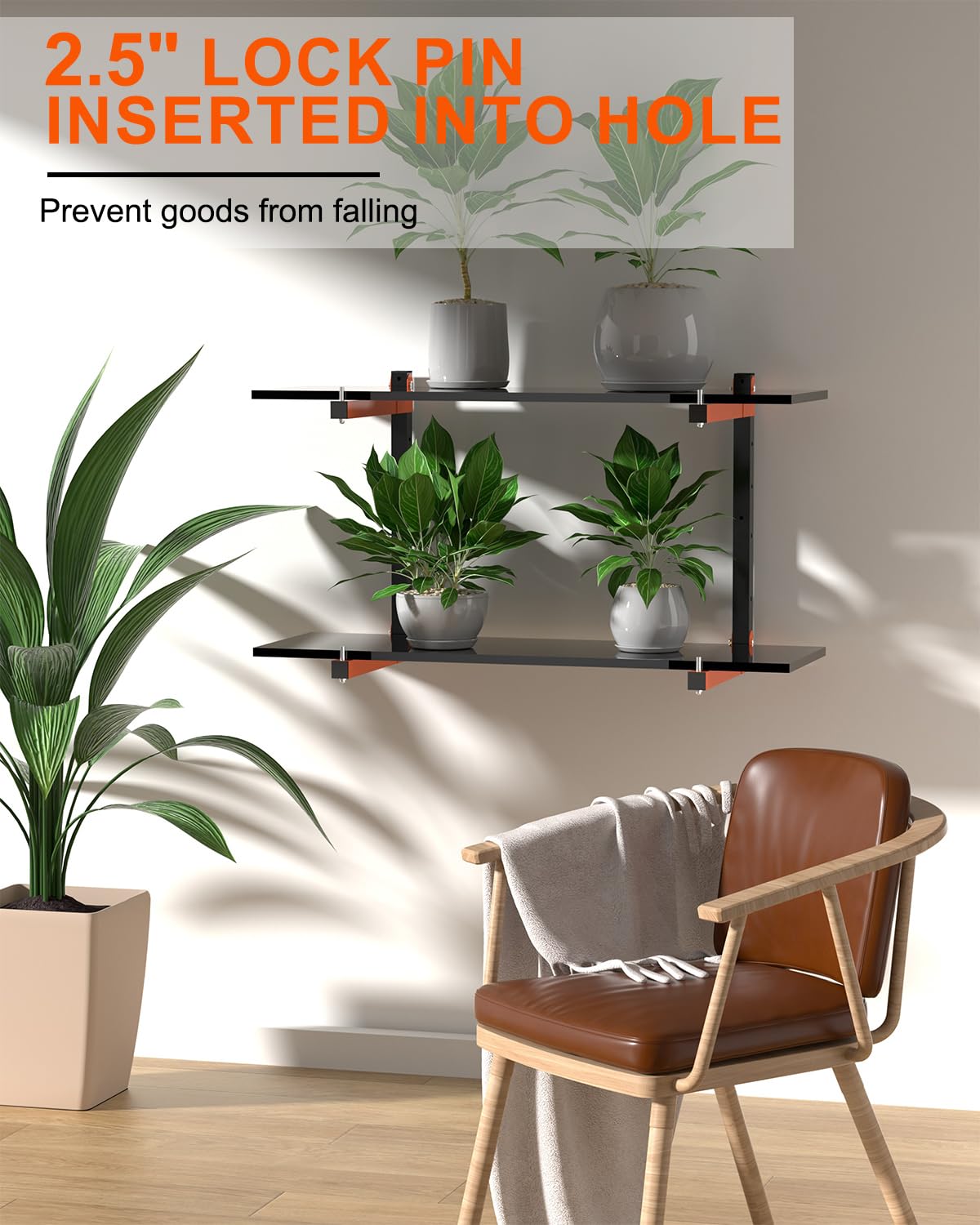 Lumber Storage Rack Wall (6 Count)