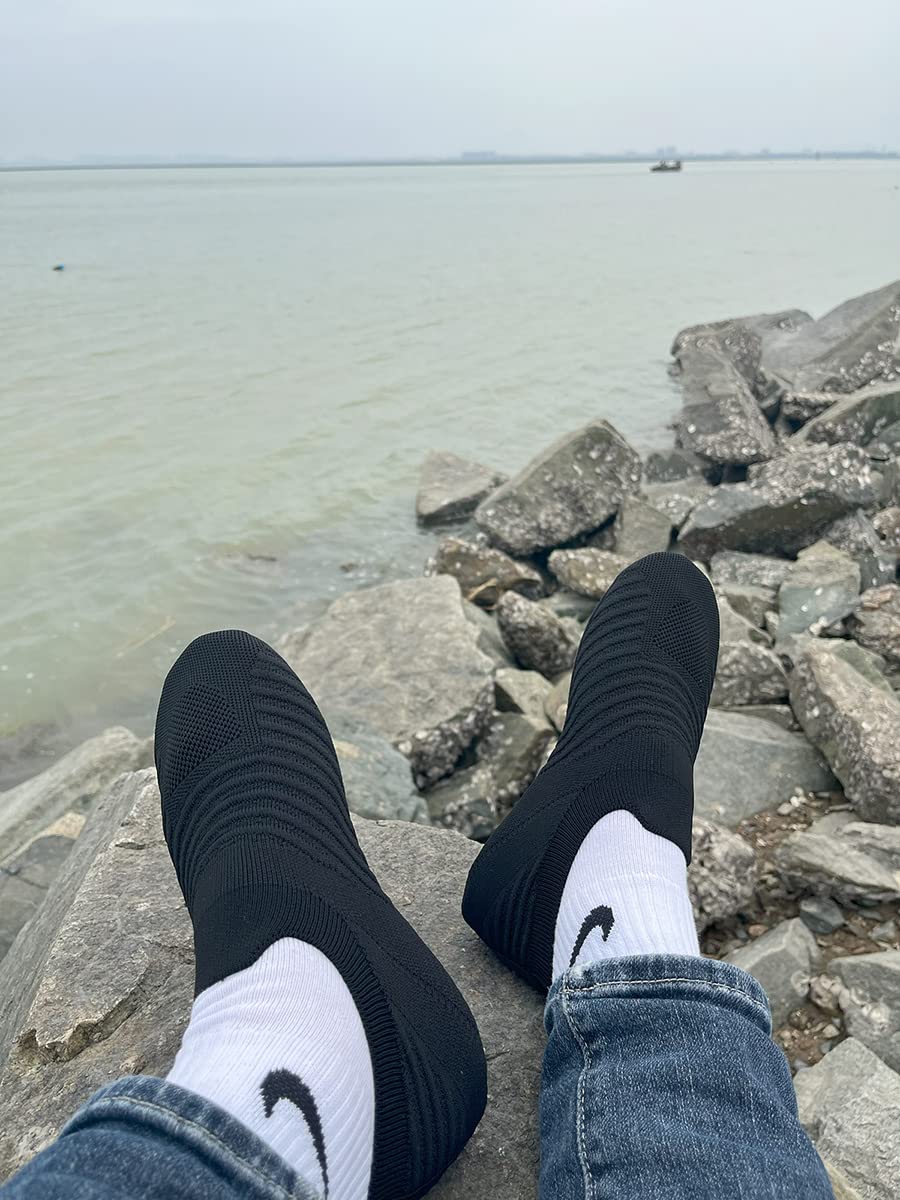 Adult Indoor House Slippers Socks Travel Lightweight Comfort Non Slip Grip House Floor Home Shoes for Women Men