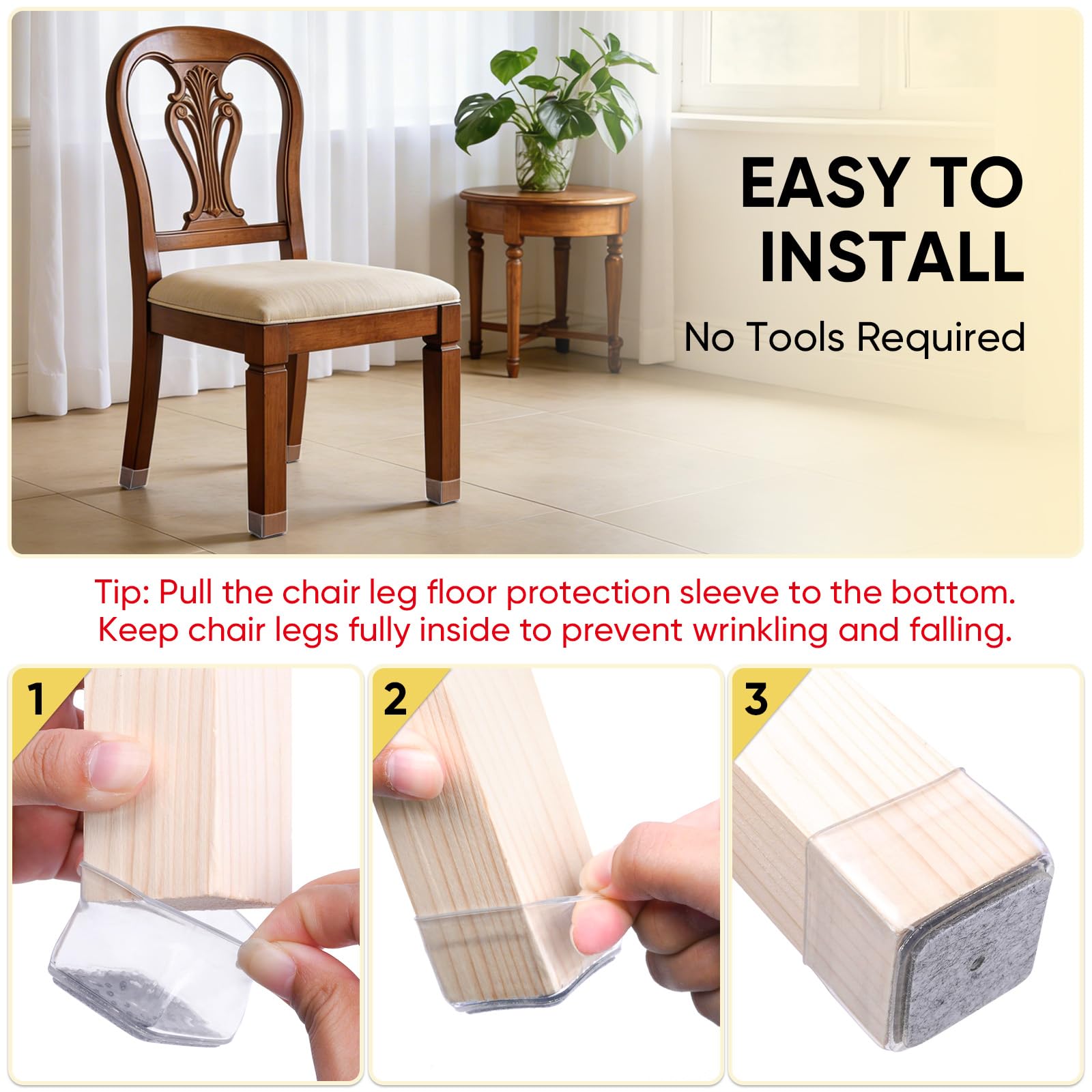 Silicone Chair Leg Floor Protectors