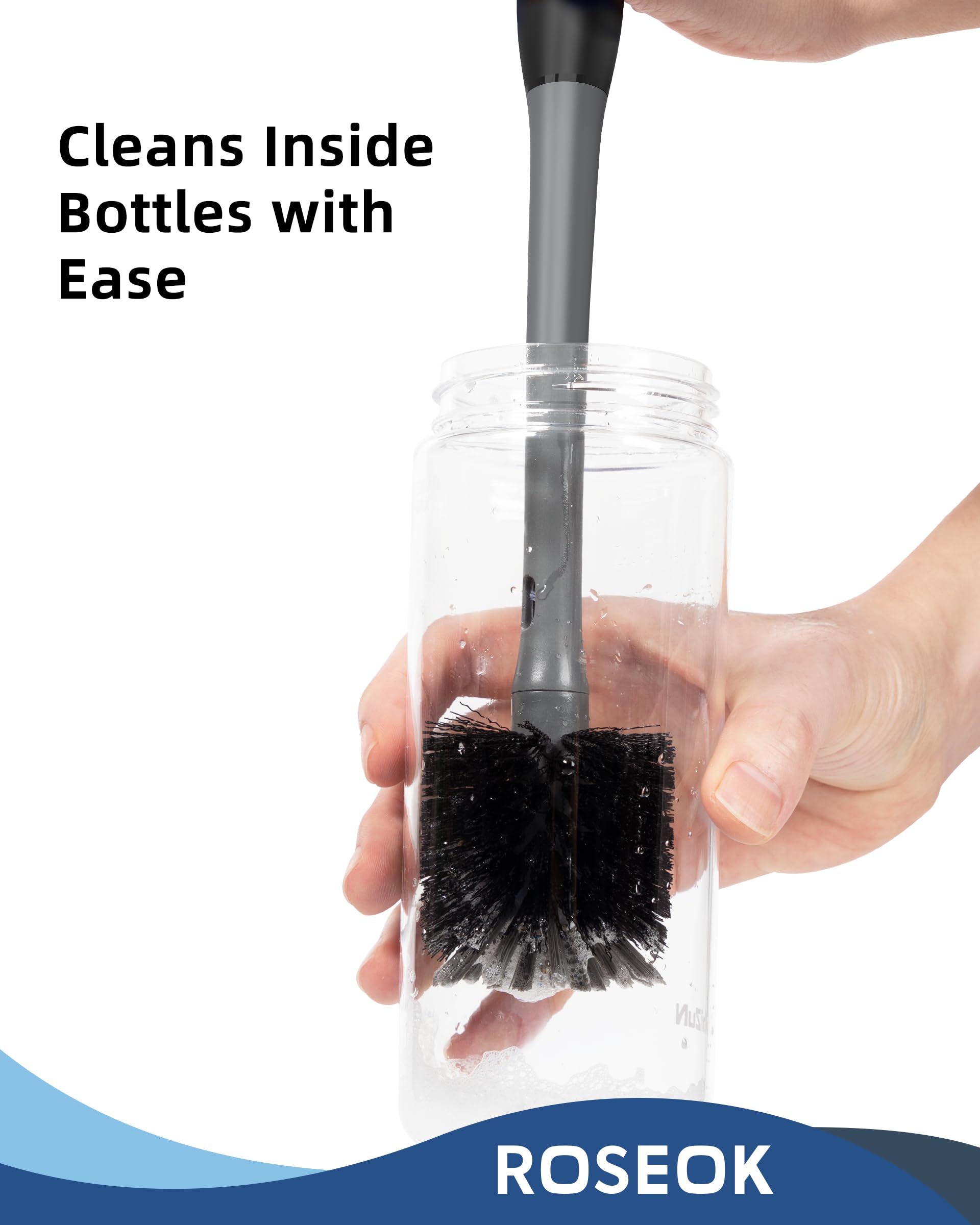2 in 1 Bottle Brush with Straw Cleaner Brush