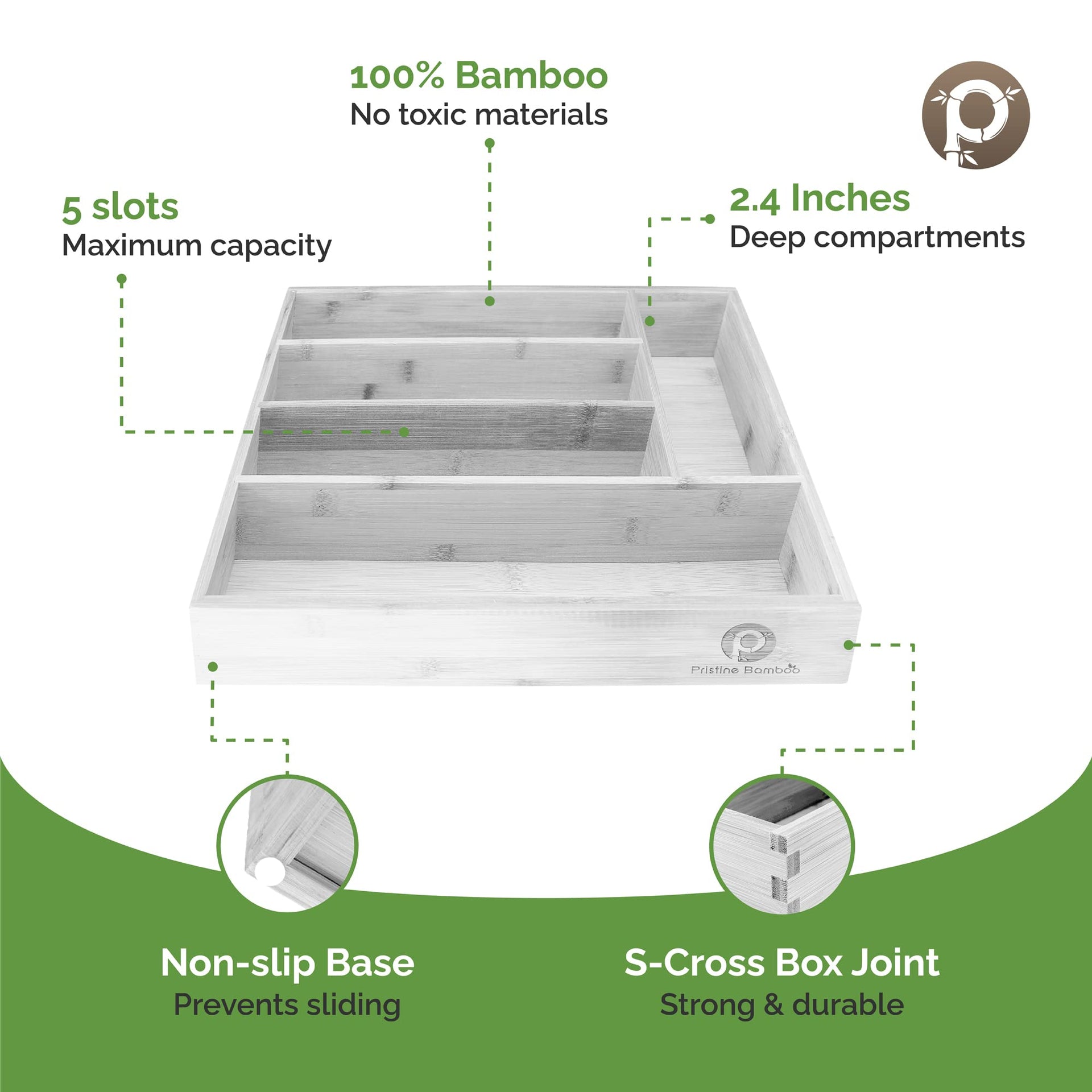 Kitchen Drawer Organizer (35.274 Ounce)