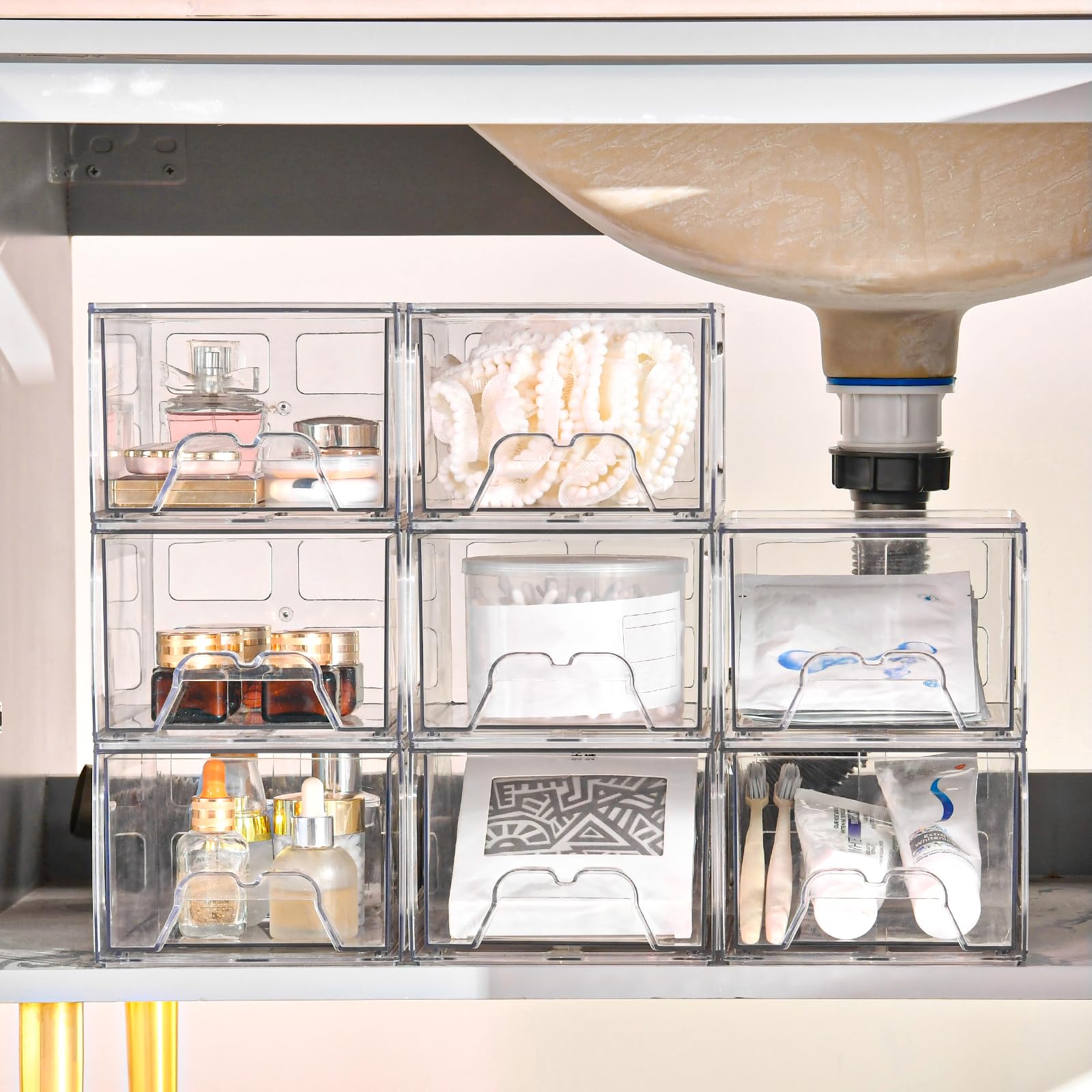 8Pack Acrylic Storage Drawers (8 Count)