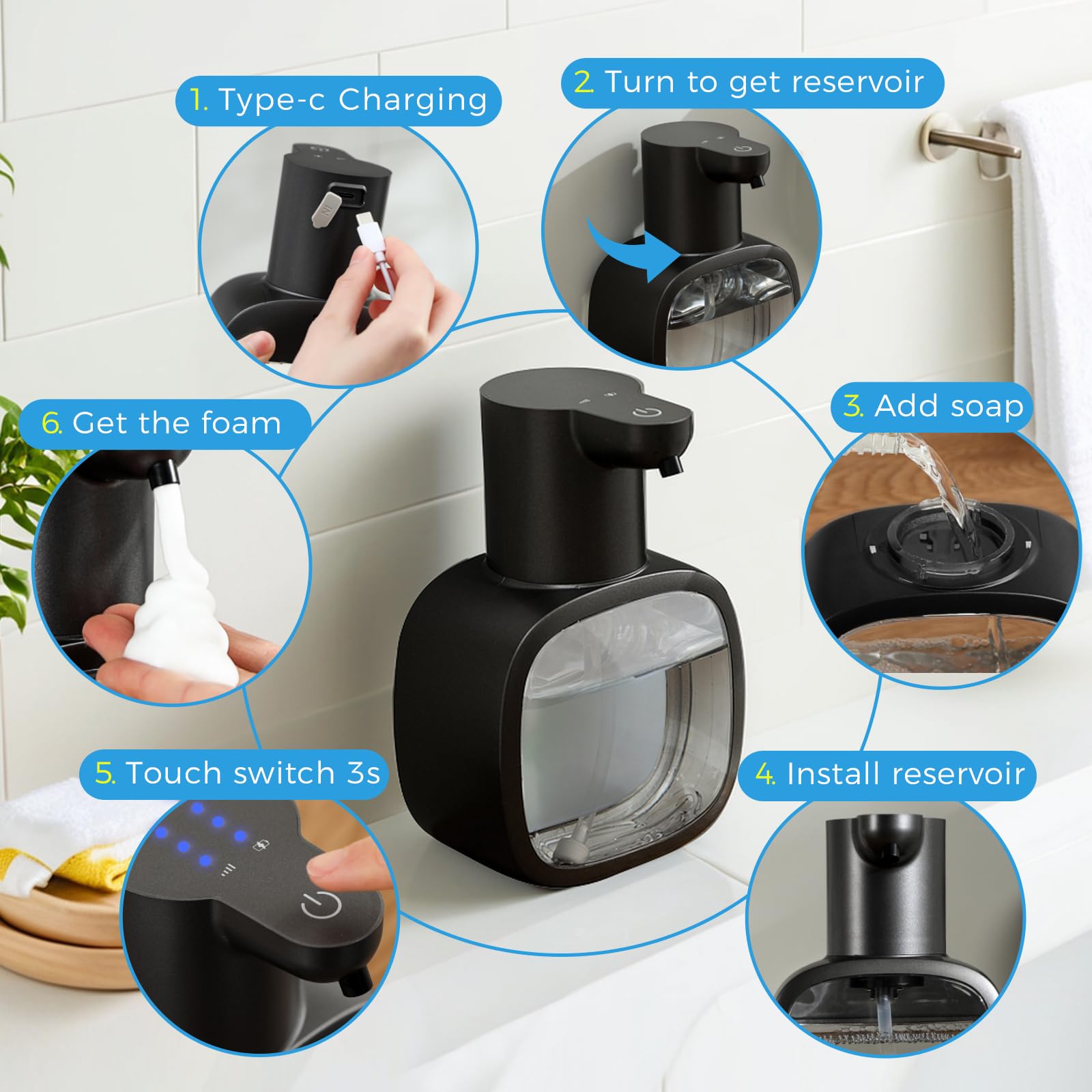 Automatic Foaming Soap Dispenser