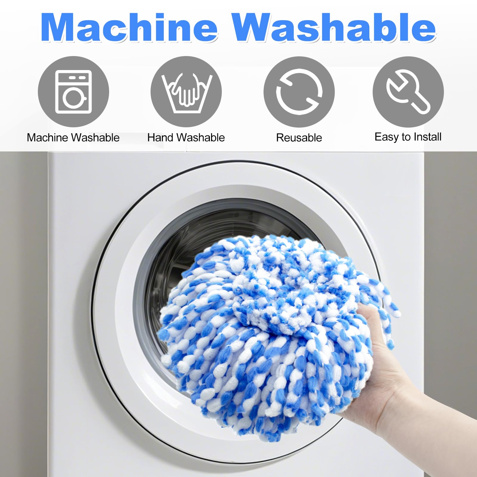 Mop Heads Replacements for Ocedar (5 Count)