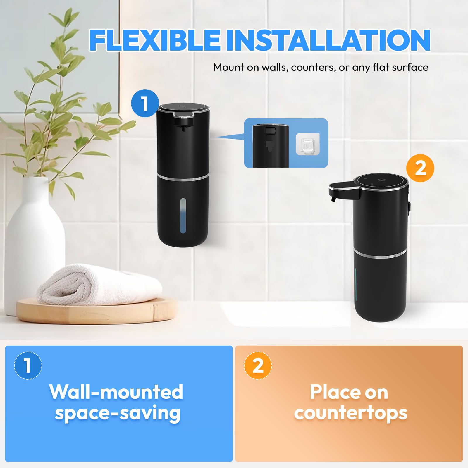 2 Pack Automatic Foaming Soap Dispenser (2 Count)