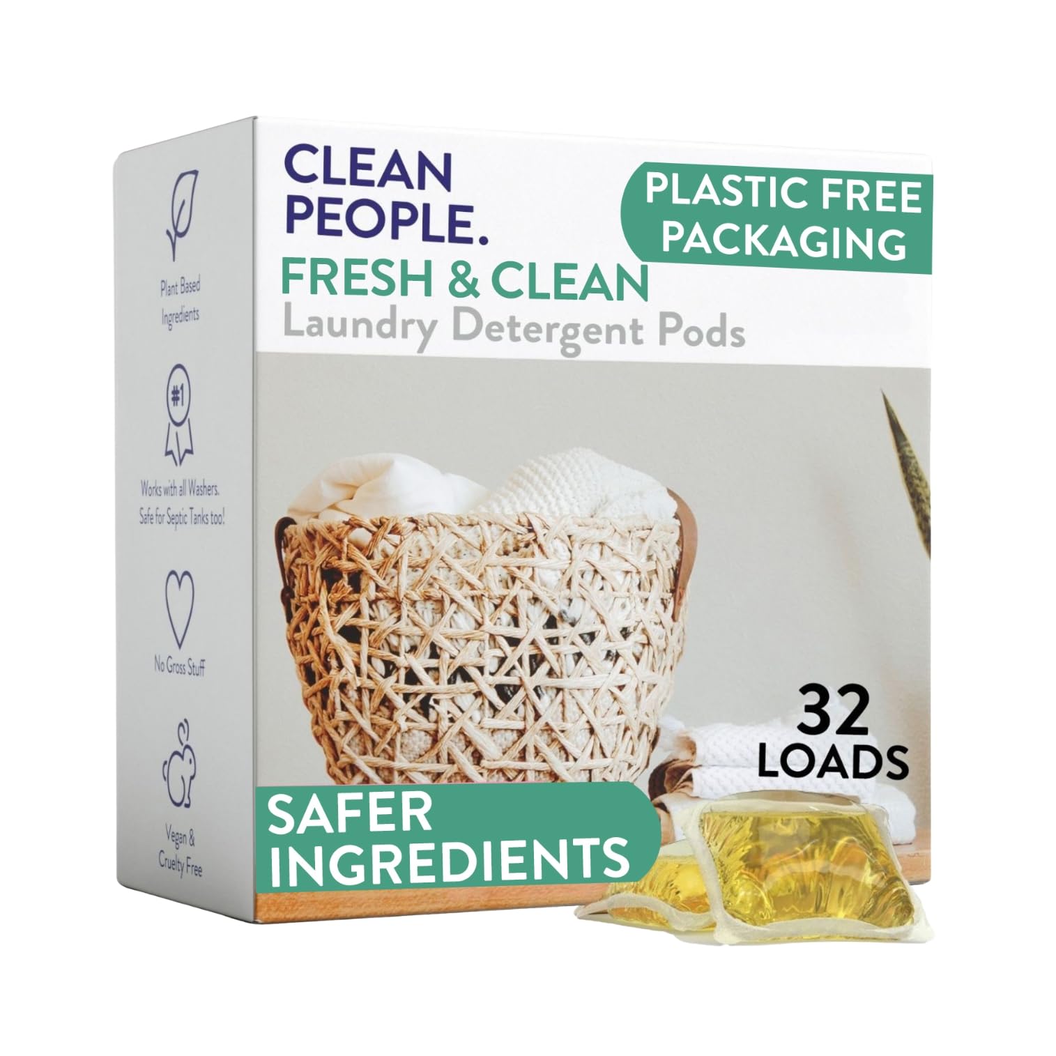 Laundry Detergent Pods (32 Count)