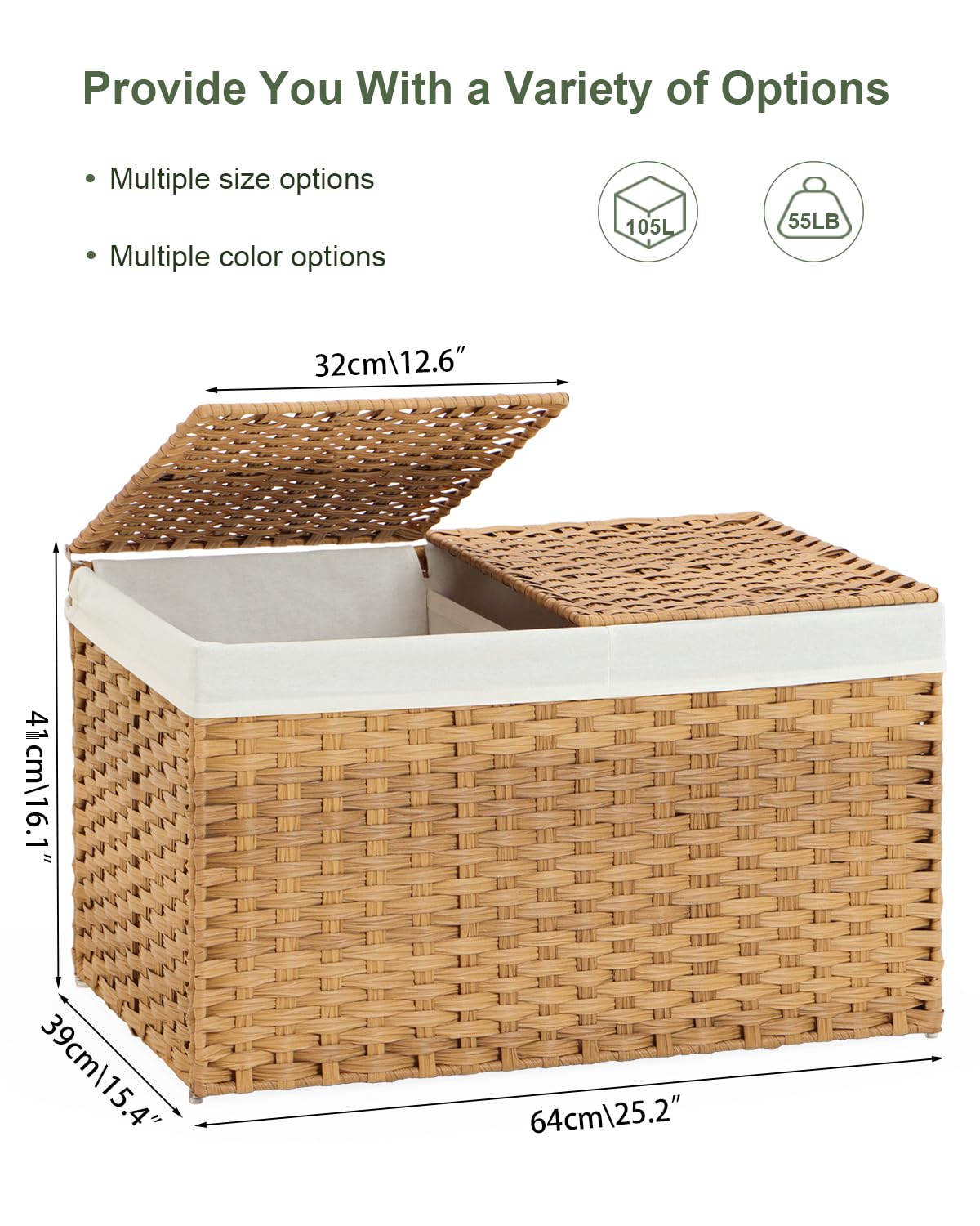 Storage Basket with Lid