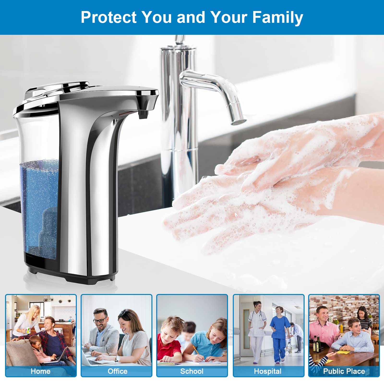Automatic Soap Dispenser (2 Count)